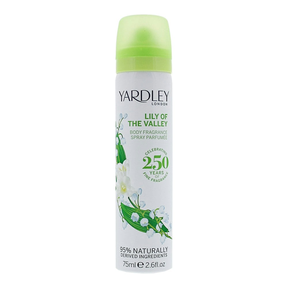 6 x YARDLEY LONDON LILY OF THE VALLEY BODY SPRAY 75ml - Image 24