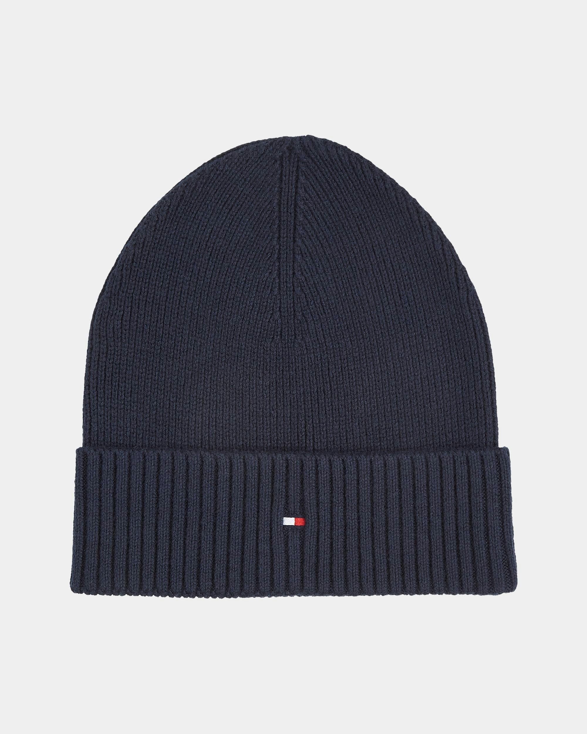 Tommy Hilfiger Pima Cotton/Cashmere Beanie Men's Navy Blue - La Redoute - Image 6