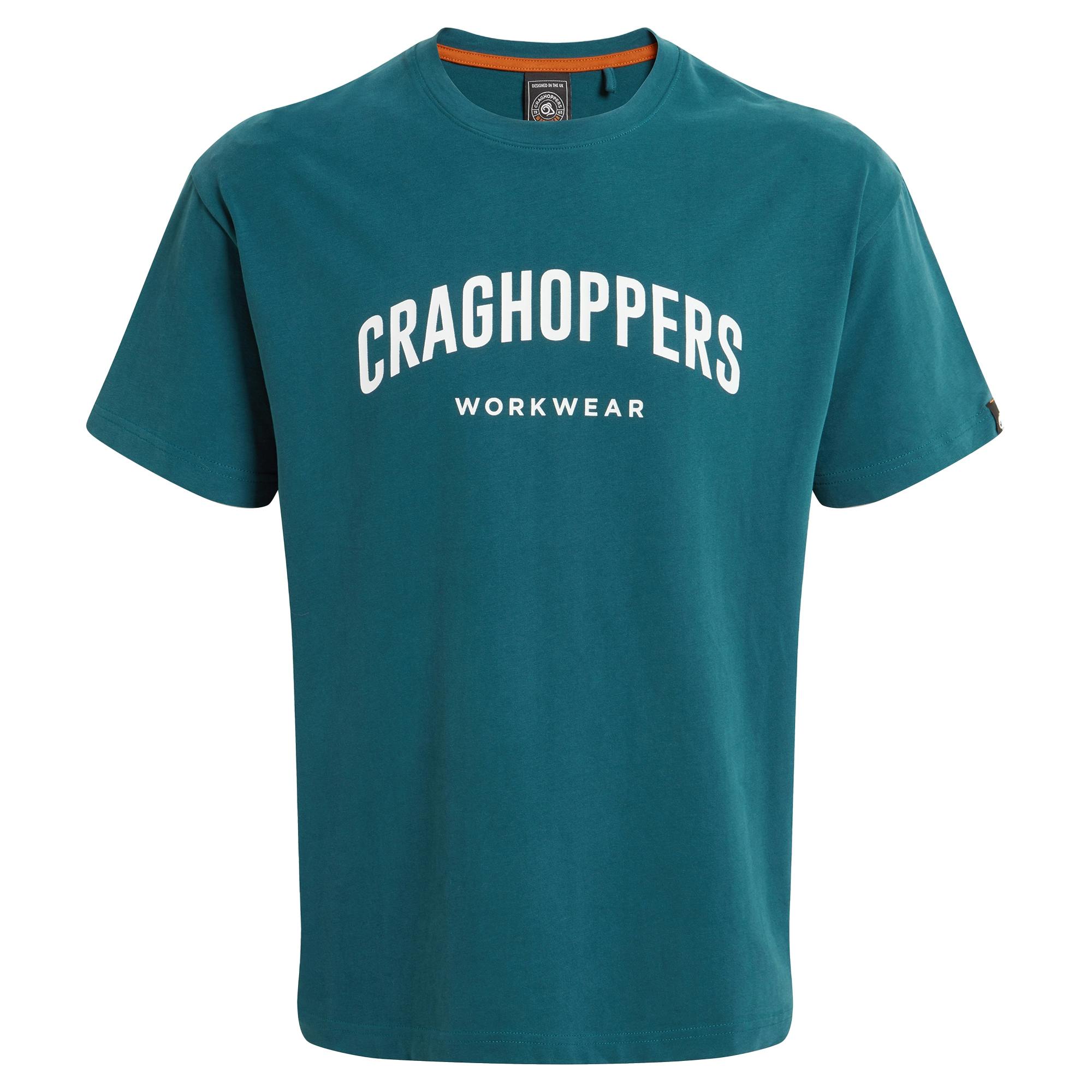 Craghoppers Men's Dark/Blue Batley T-Shirt - Aegean - Xxl - Aegean - 100% Organic Cotton