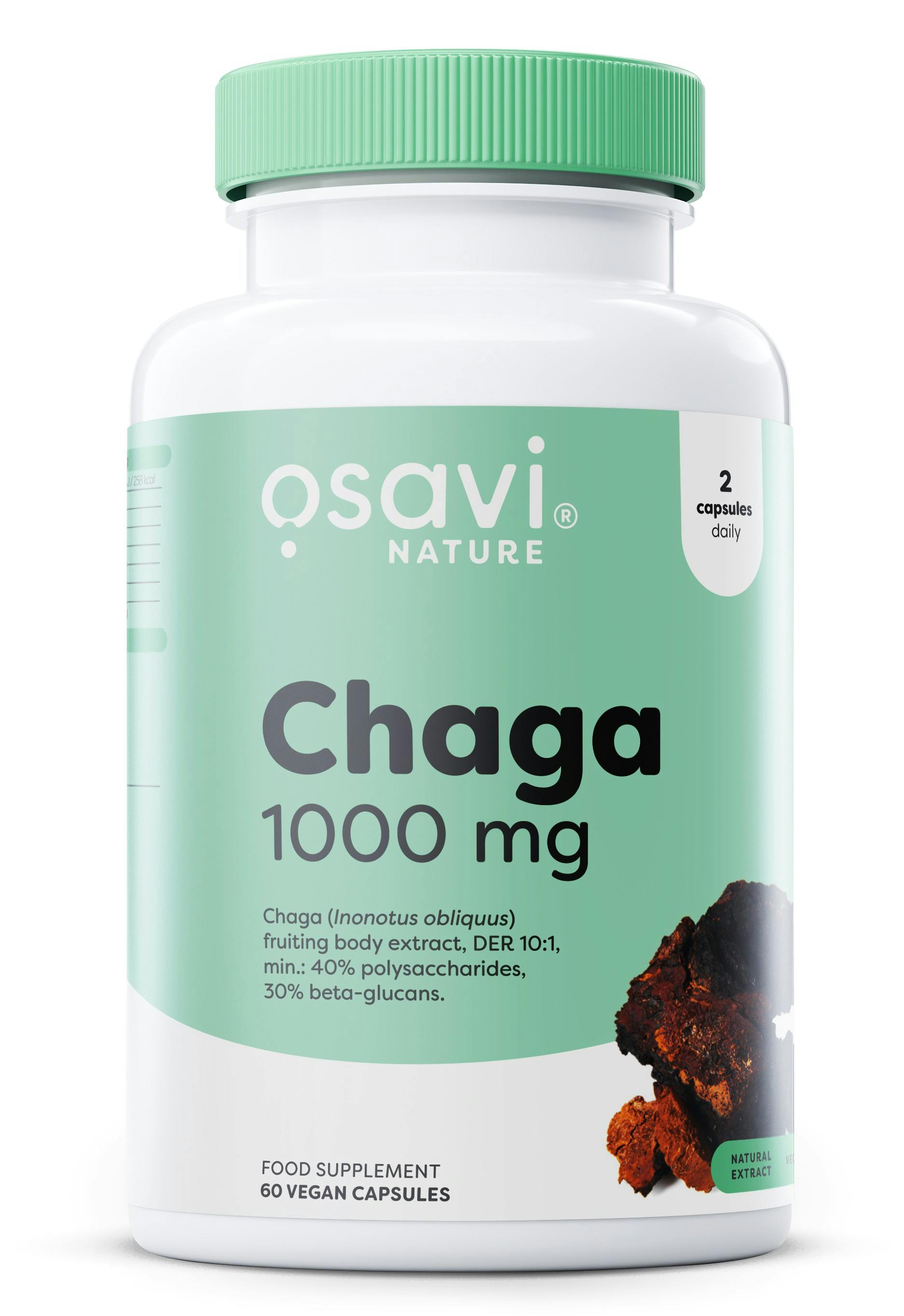 Osavi Chaga, 1000Mg - 60 Vegan Caps - Image 5