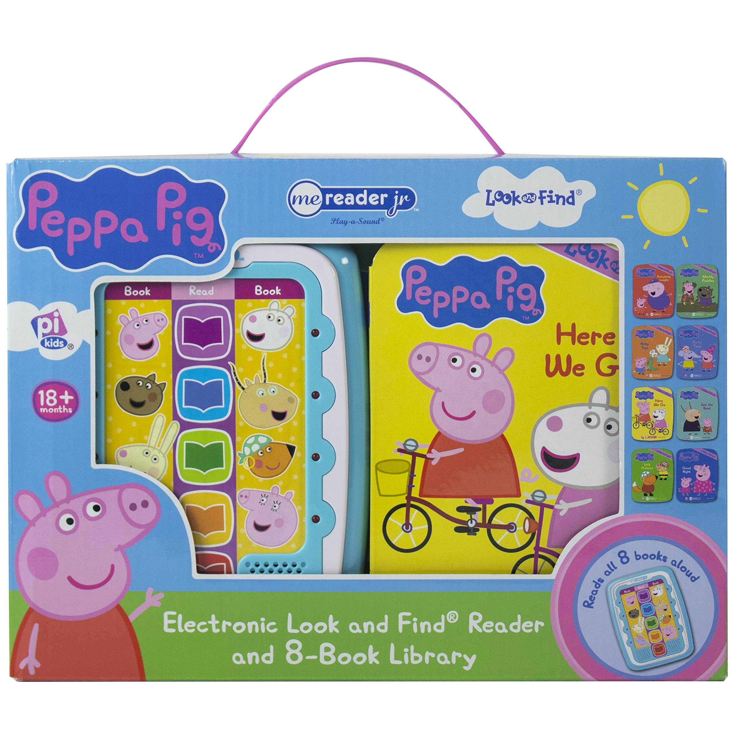 Pi Kids Peppa Pig Electronic Me Reader Jr And Look And Find Sound Book Library Size 8