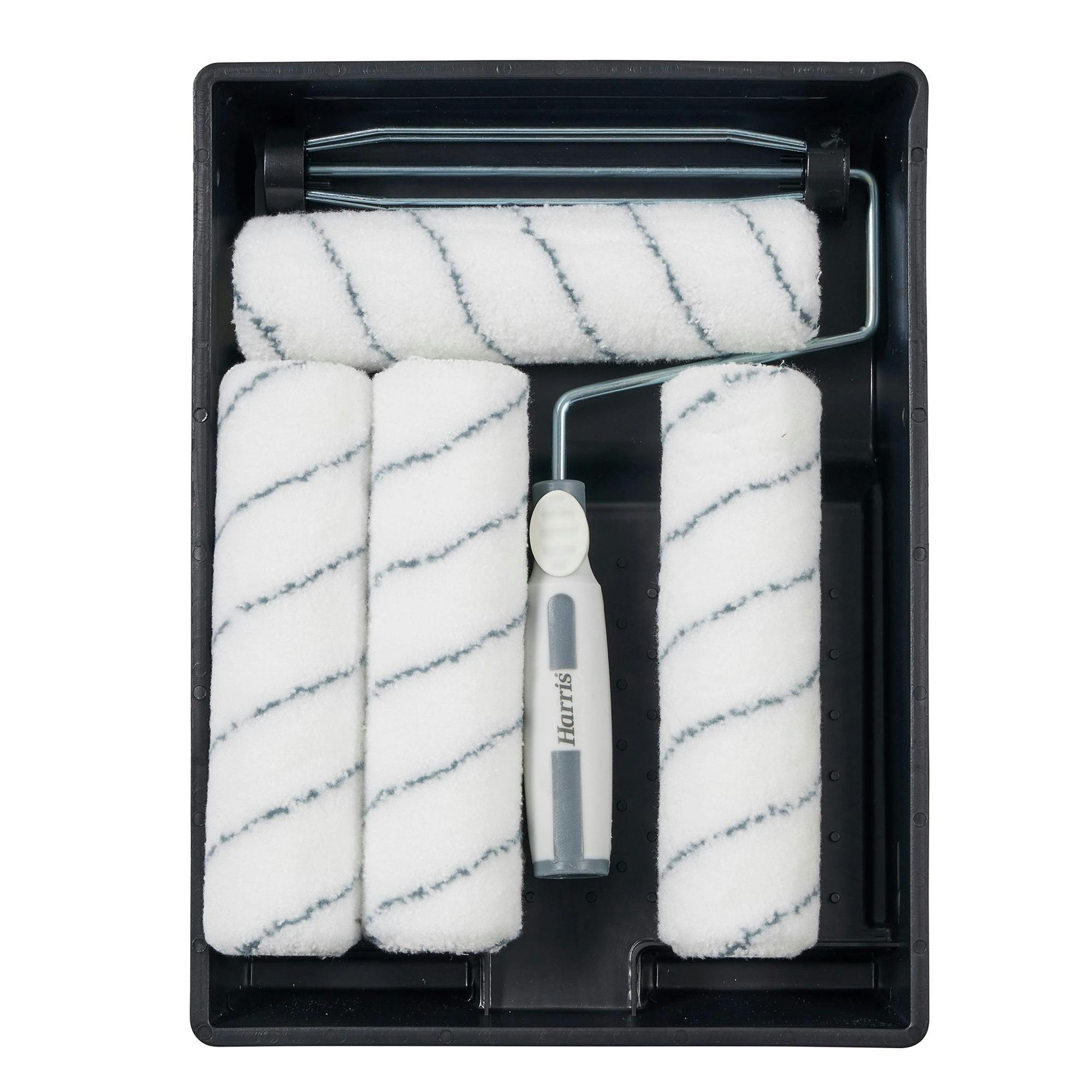 Harris Seriously Good Walls And Ceilings Medium Pile Paint Roller Sleeve Set (Pack Of 4) - Image 3