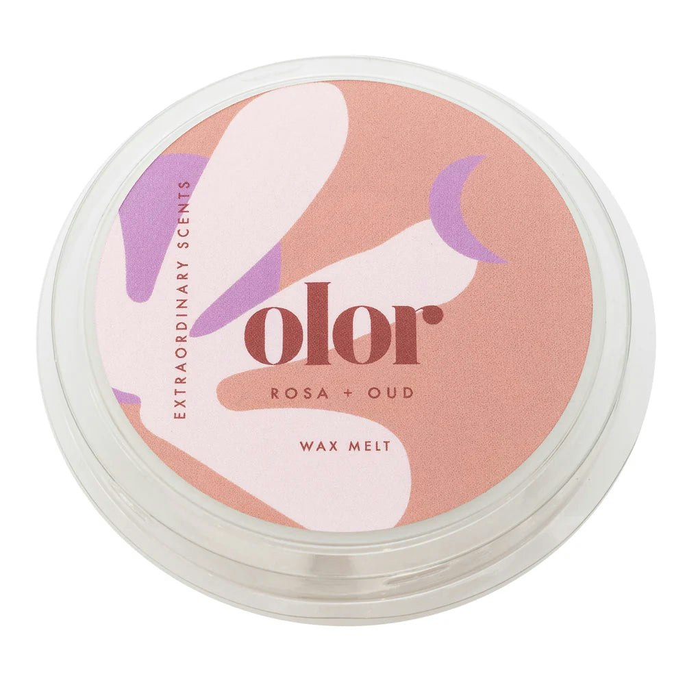 Sienna Glass Wax Melt - 50G - Rosa & Oud