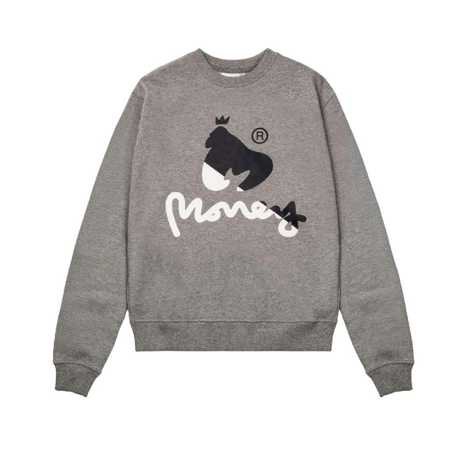 Money Grey Kids Chenille Crew Neck Sweatshirt - 9-10 Years - 100% Polyester