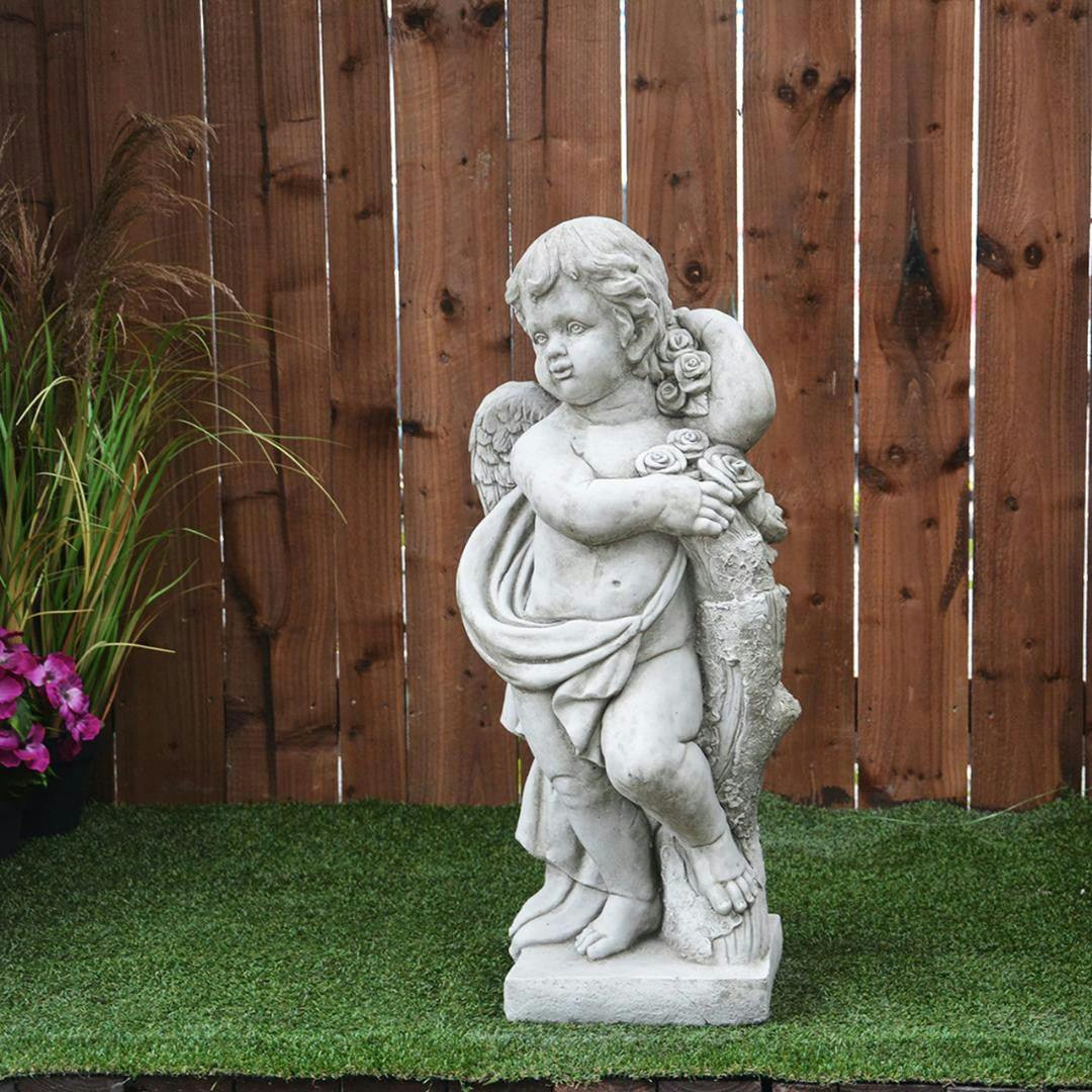 Rackhams Large Cherub Statue 'Spring' Edition