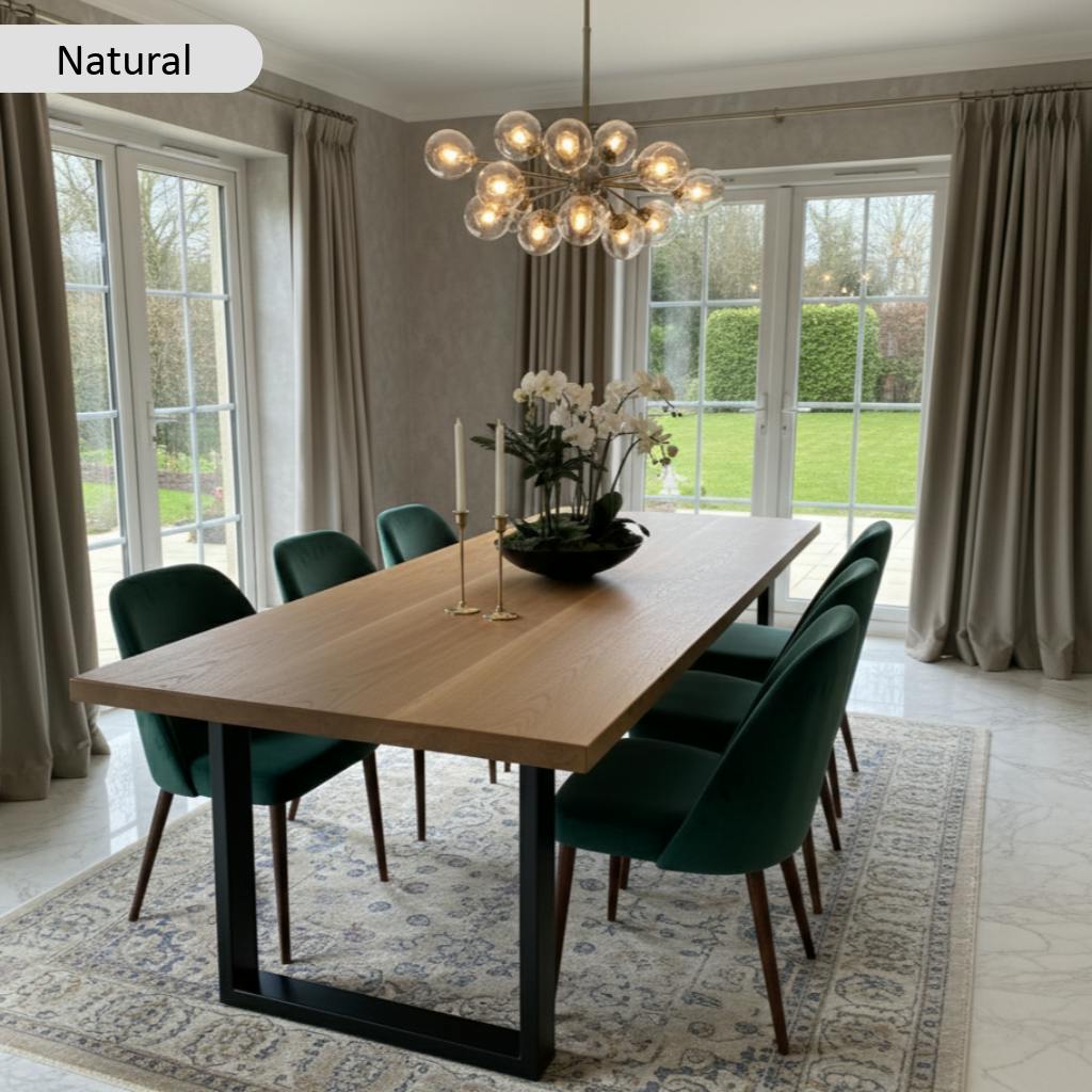 Rackhams Premium Solid Oak Dining Table - 150 - 90