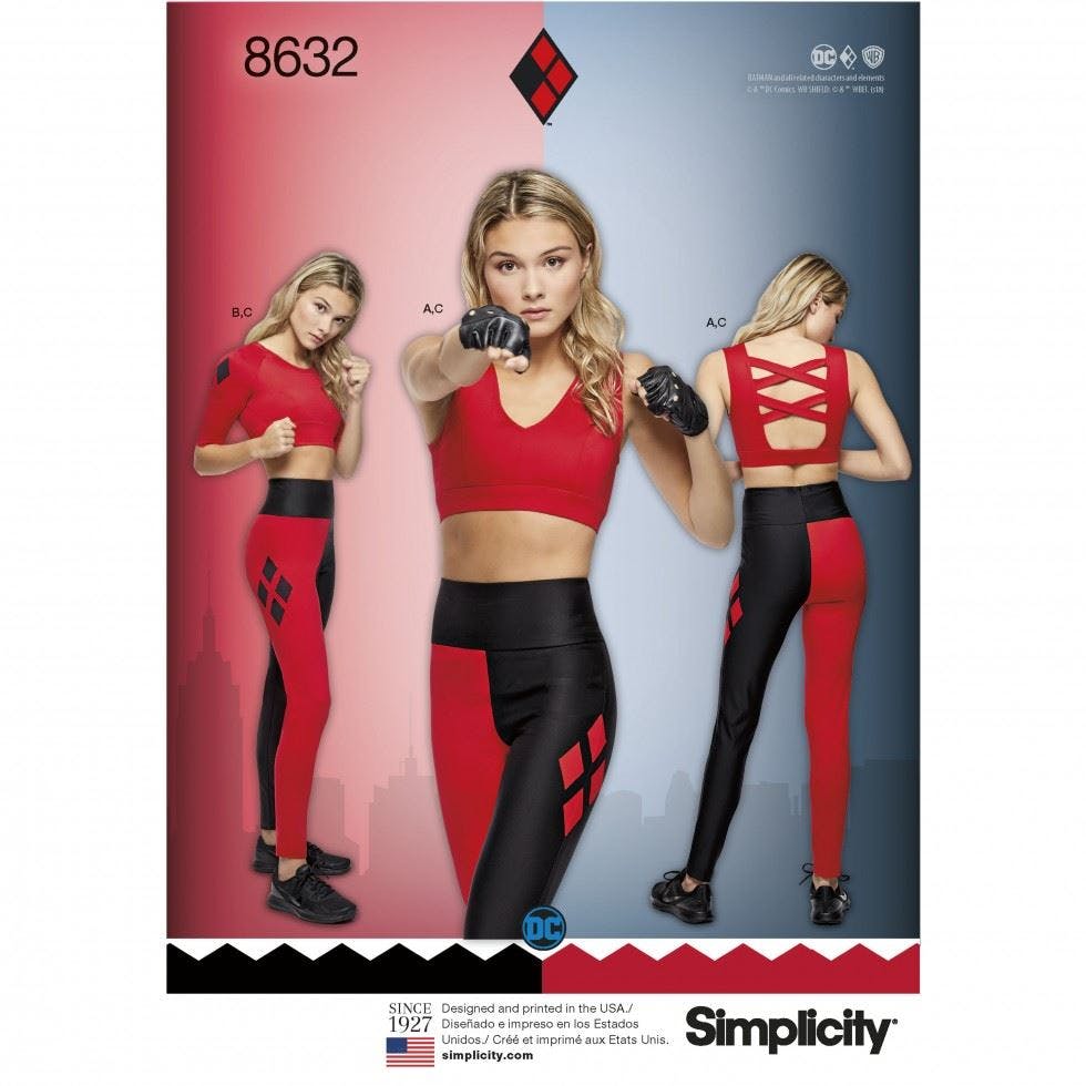 Simplicity Women's Sewing Pattern 8632, Costumes For A (All Sizes) - Intermediate - A (All Sizes)
