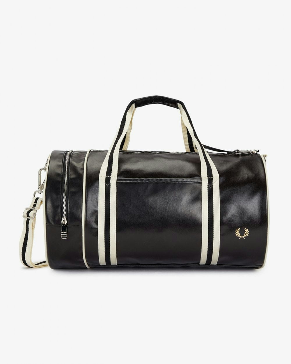 Fred Perry Black Nos Classic Barrel Bag - /Ecru D57 - /Ecru D57 - One Size