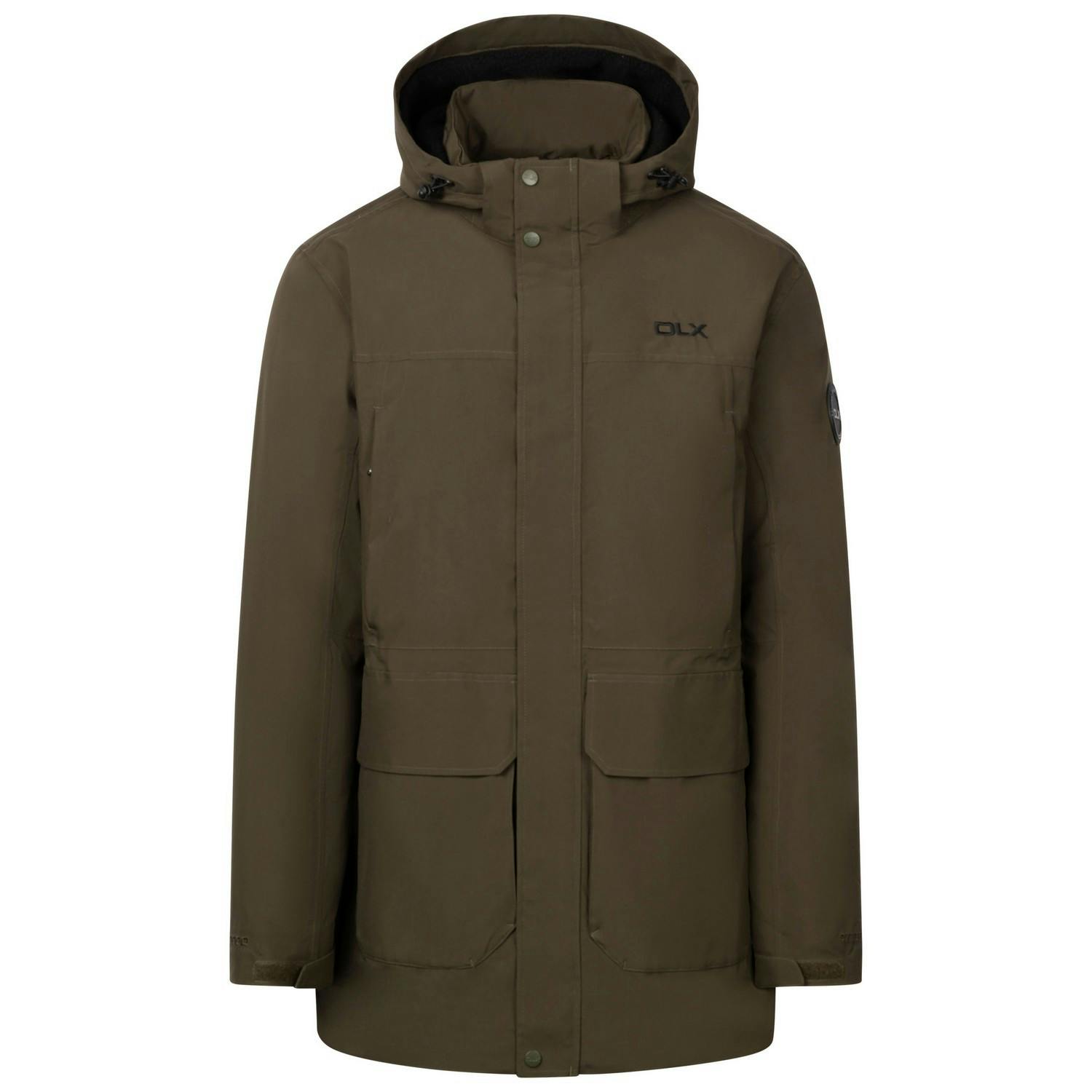 Trespass Men's Dark Donahue Dlx Padded Jacket - Vine - Xl - Vine - 100% Mixed