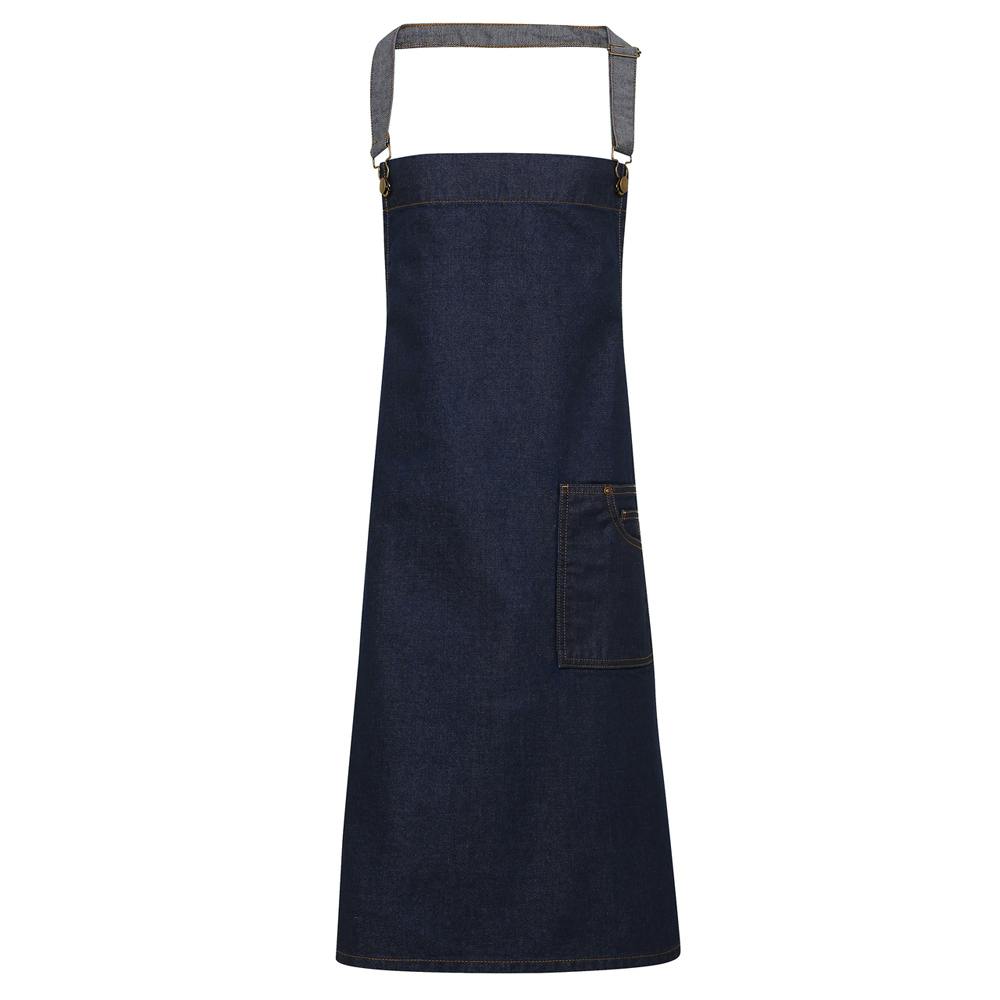 - Premier District Bibbed Apron Indigo Denim (One Size) - Image 2