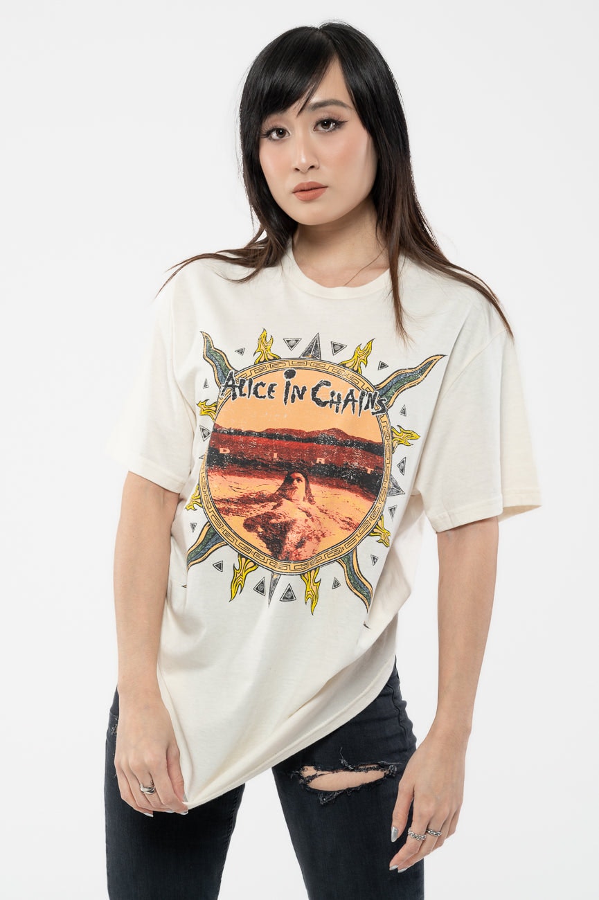 Paradiso Clothing Unisex Paradiso Alice In Chains Vintage Dirt Sun T Shirt - Xxl