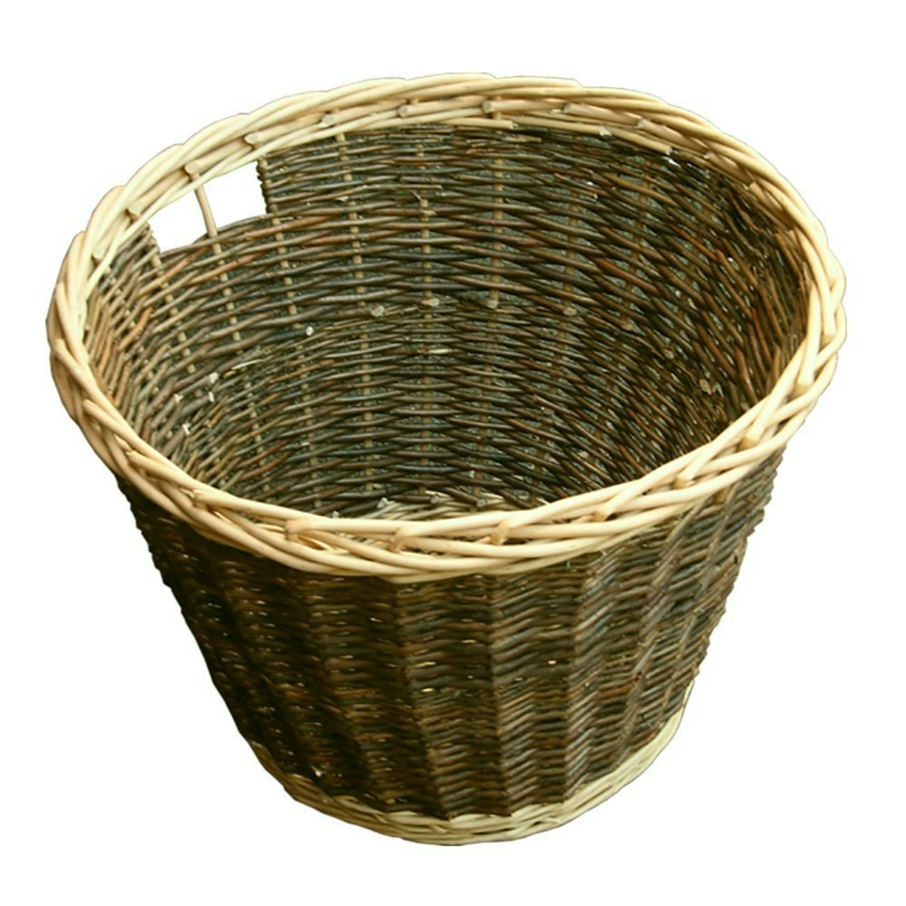 Red Hamper Red/Brown Hamper Wild Willow Wicker Log Basket