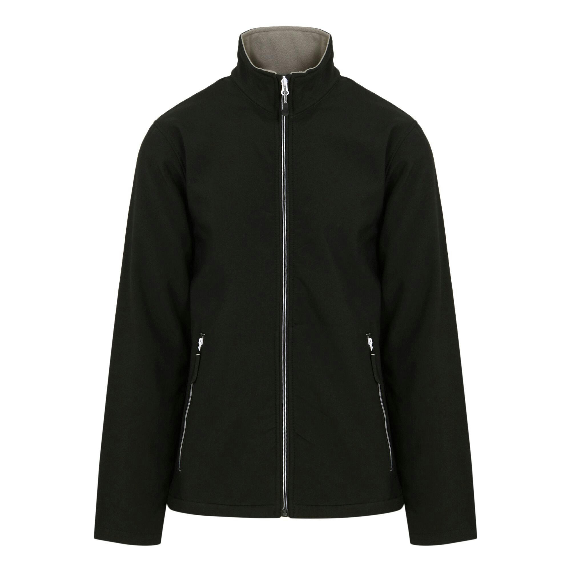 Regatta Men's Black/Grey Professional Plain Double Layered Soft Shell Jacket - /Mineral - /Mineral Xxl