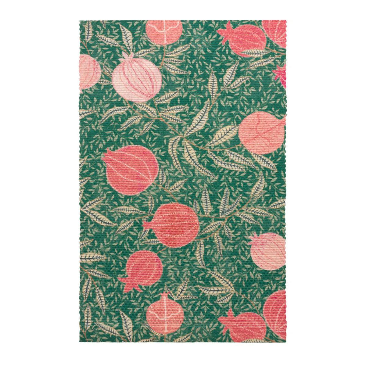 Rackhams Green Pomegranate Table Runner - 230Cm X 35Cm