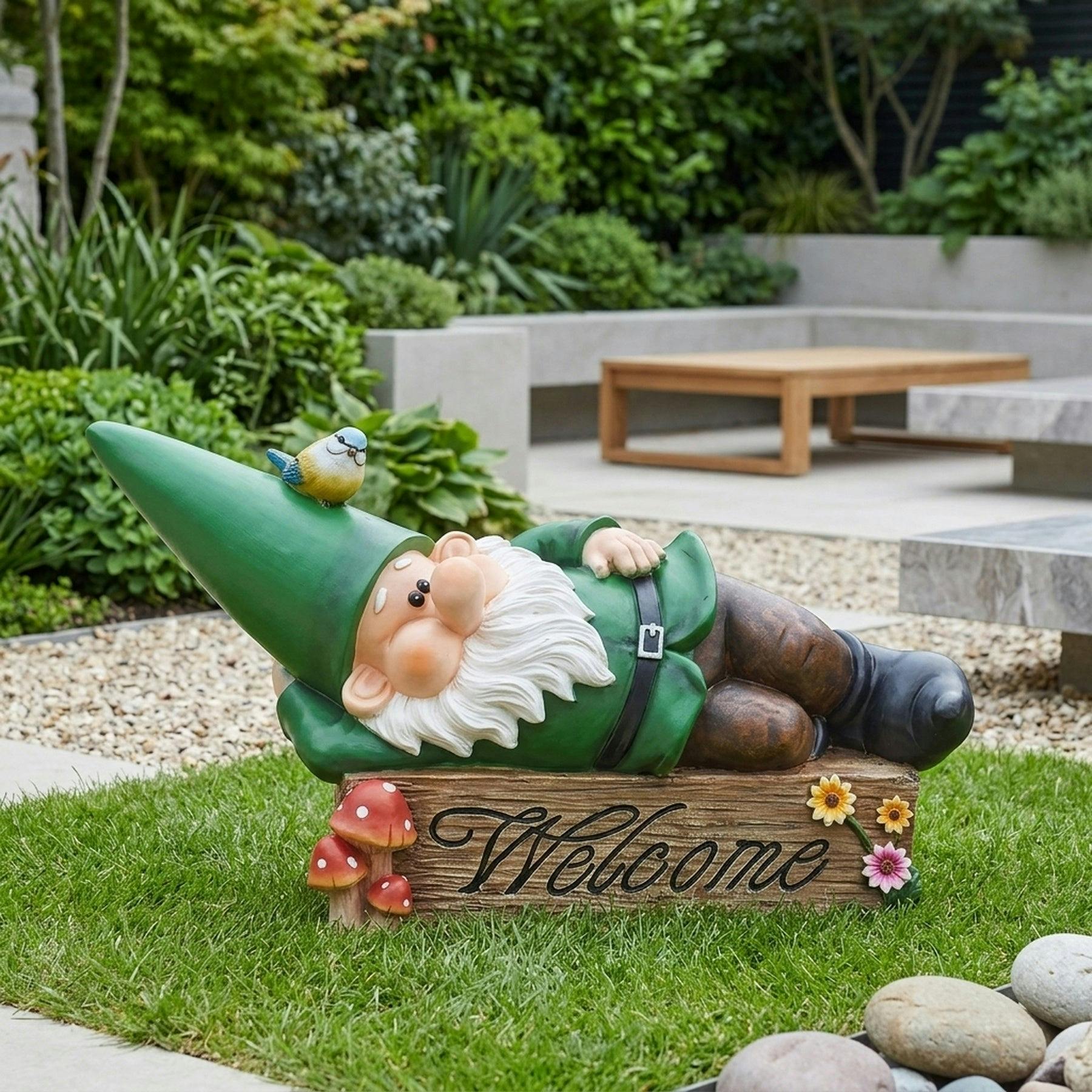Rackhams Light Welcoming Wilf Garden Ornament