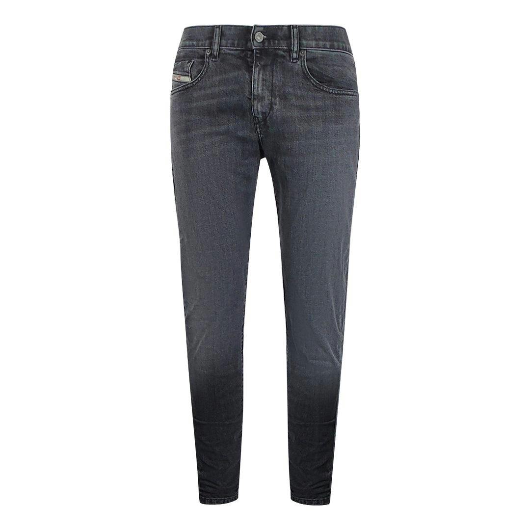 Diesel Men's Black 2019 D-Strukt Jeans - Faded - Faded - 33R - 98% Cotton/2% Elastane