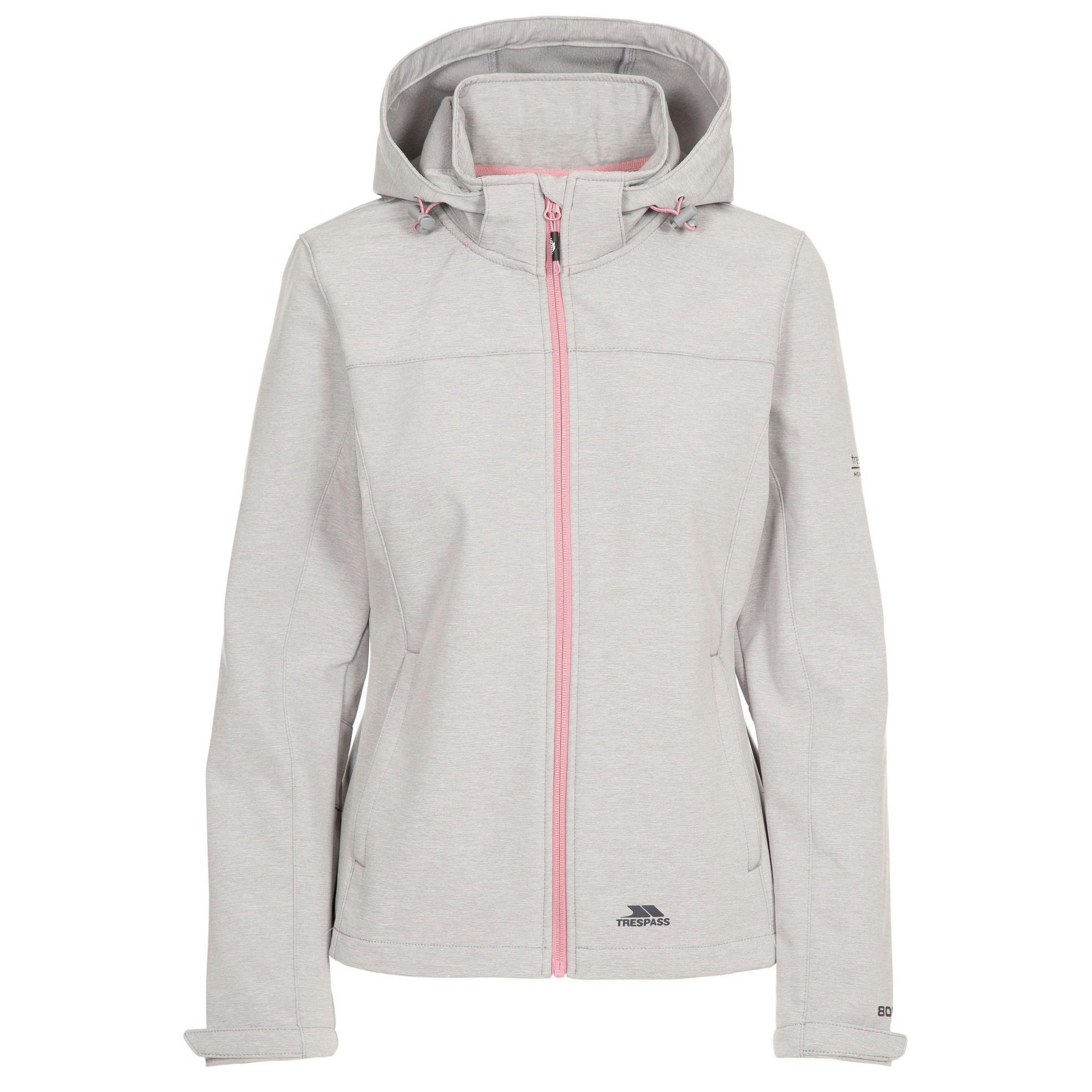 Trespass Women's / Leah Waterproof Softshell Jacket - Platinum Marl - Xxs - Platinum Marl - 100% Polyester