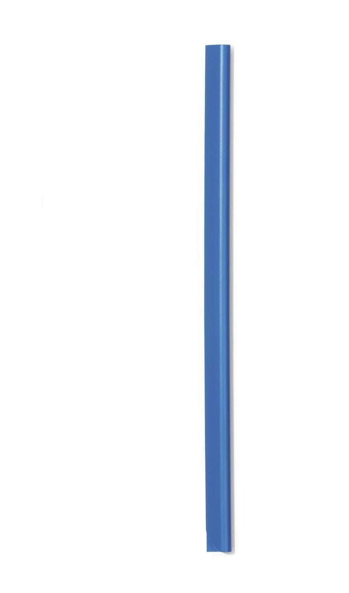 Durable Blue Spine Bar 60 Sheet Binding Bar For Unpunched Docs | 50 Pack | A4