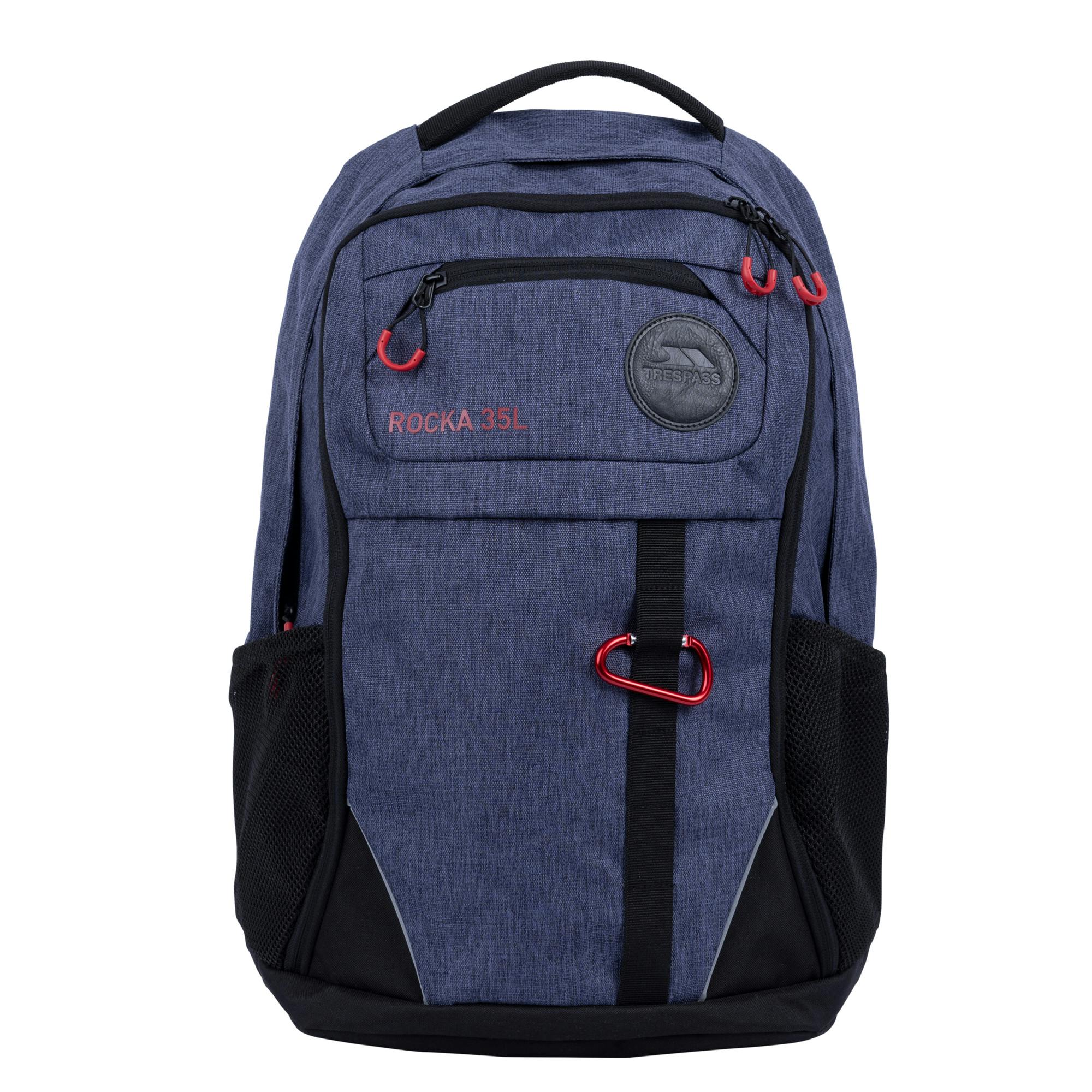 Trespass (One Size, Navy) Unisex Rocka Multi-Functional Backpack - Image 4