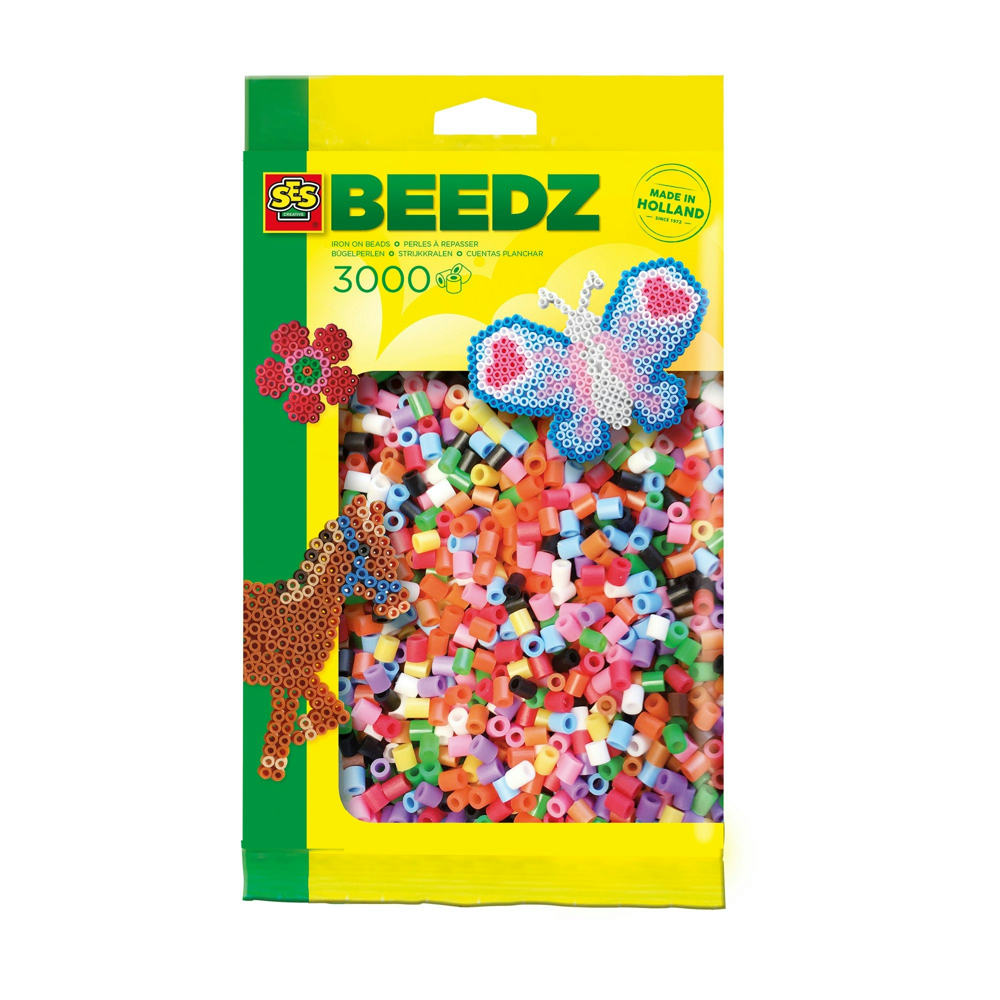 Ses Creative Iron On Beads 3000 Mix Basic