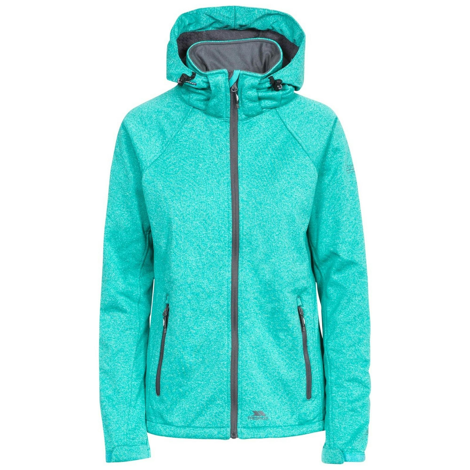 Trespass Women's Angela Softshell Jacket in Green | Size: 2XS - Image 3