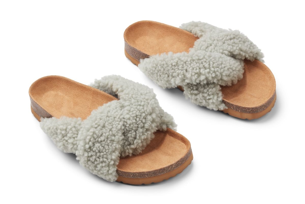 Natures Collection Lilly Cross Slipper - Mint - 39