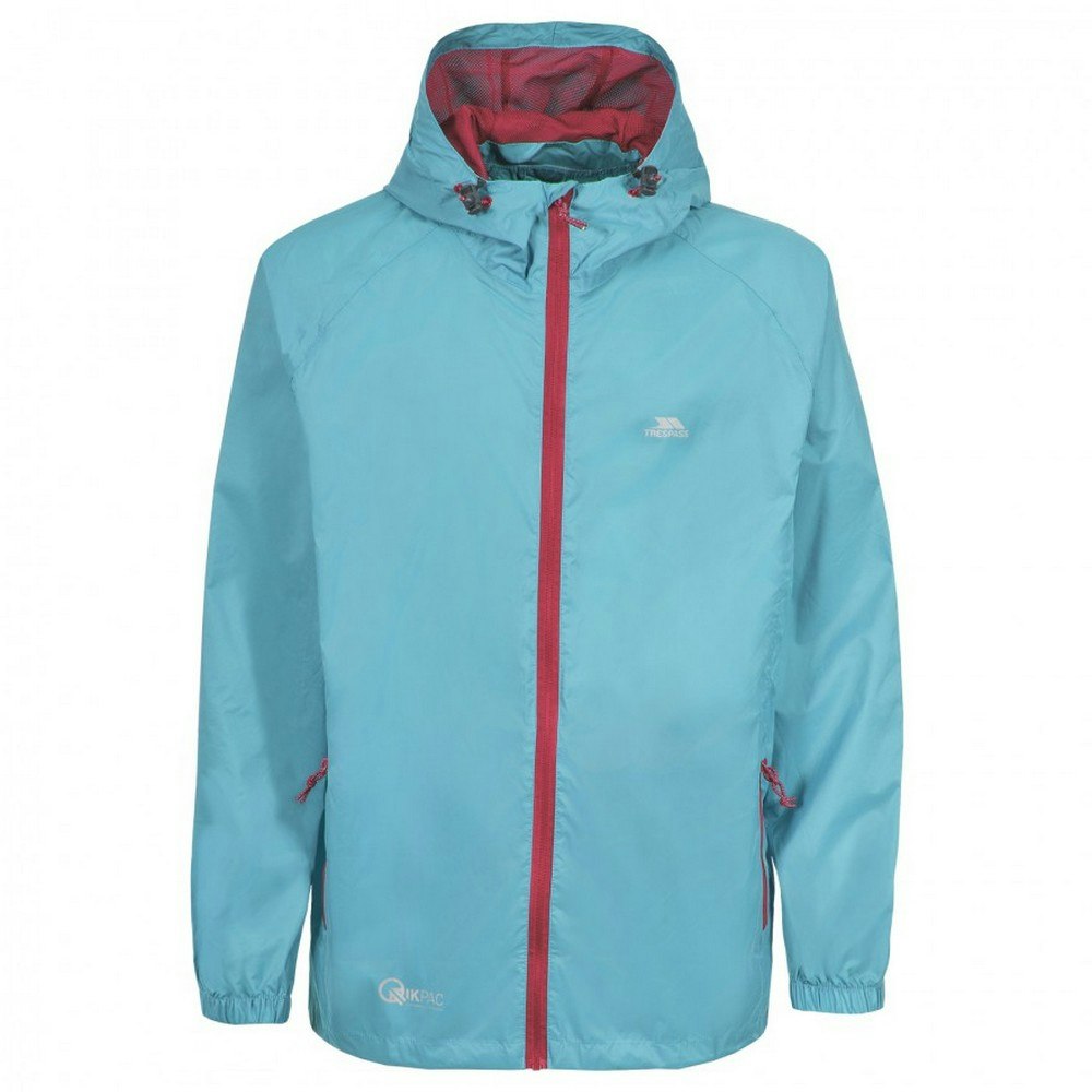 Trespass Childrens/Kids Qikpac X Unisex Packaway Jacket - Aquamarine - 9/10 Years - Aquamarine