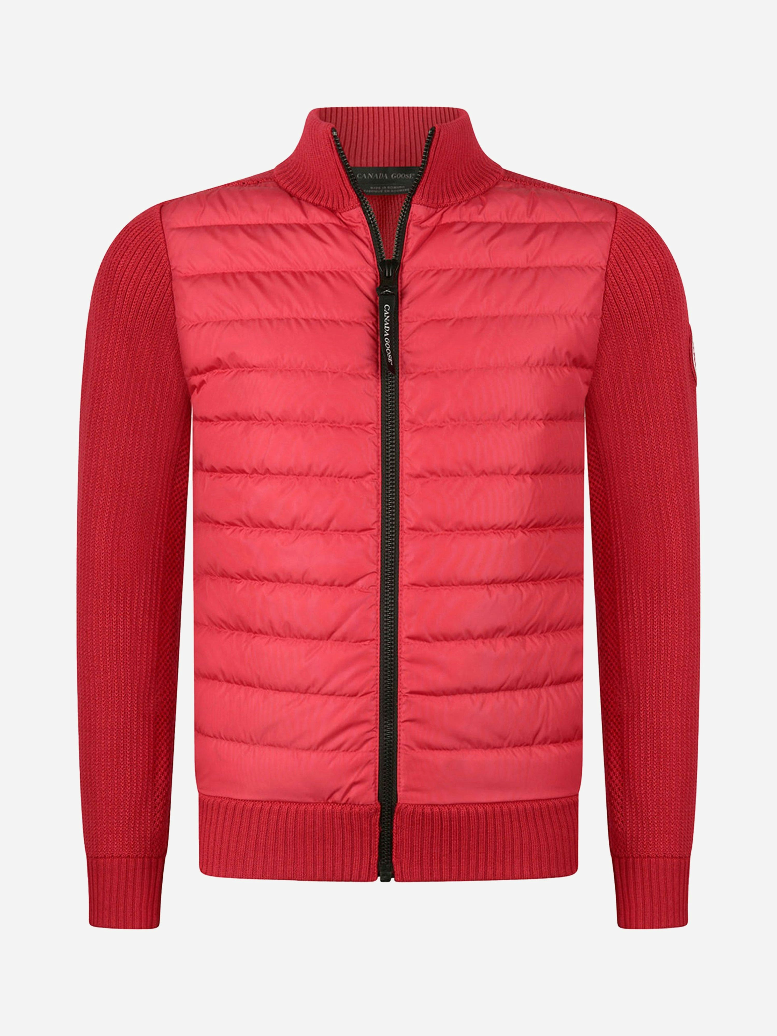 Canada Goose Boys Red Youth Hybridge Knit Jacket - 10 - 12 Yrs