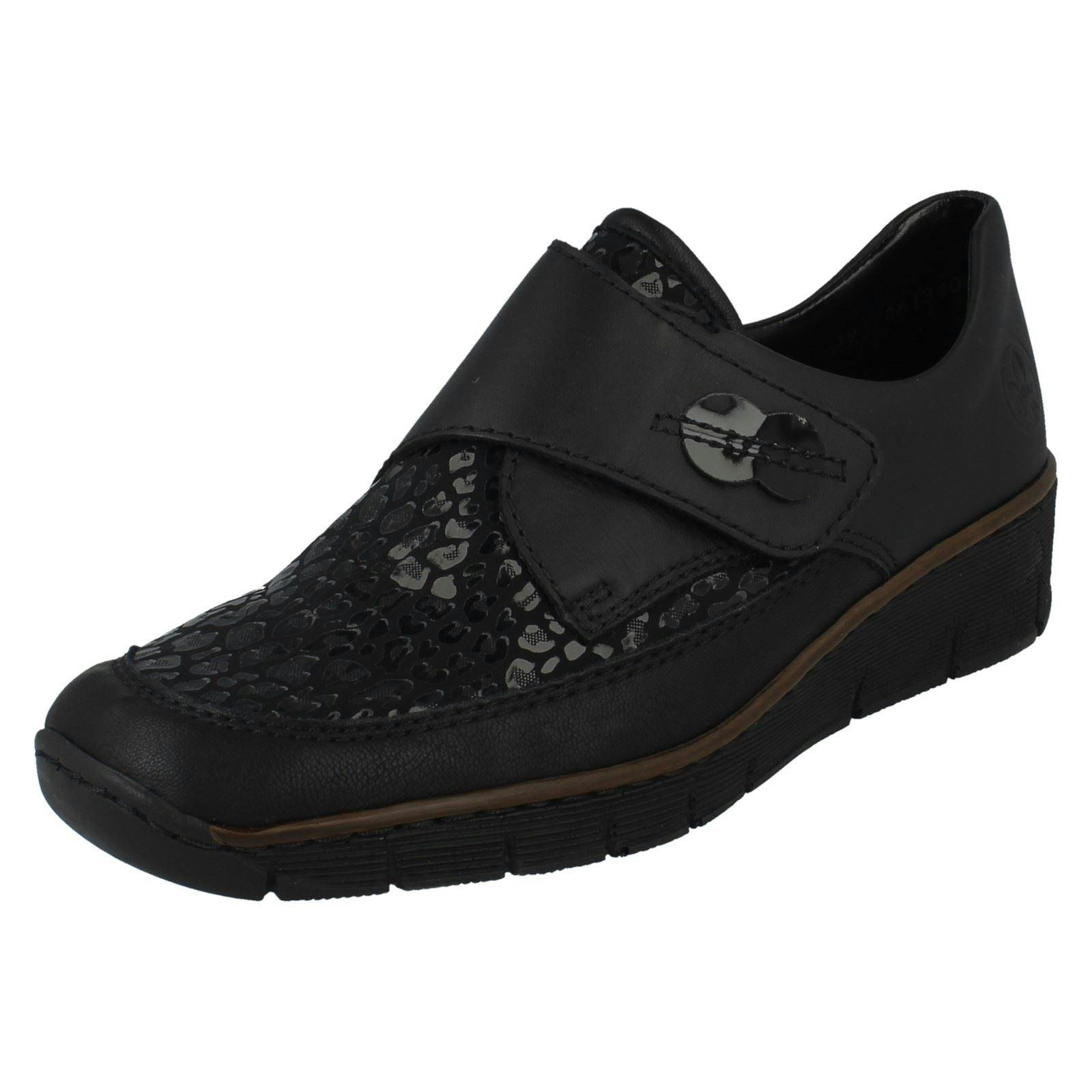 Rieker Women's Black Everyday Casual Shoes 537C0 - Uk 7.5