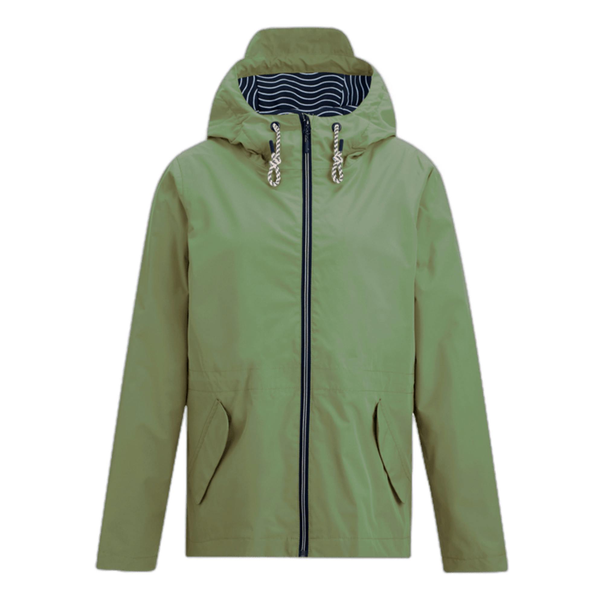 Regatta Women's Bayletta Grid Distress Waterproof Jacket - Four Leaf Clover - 14 Uk - Four Leaf Clover - 62% Polyester/38% Recycled Polyester