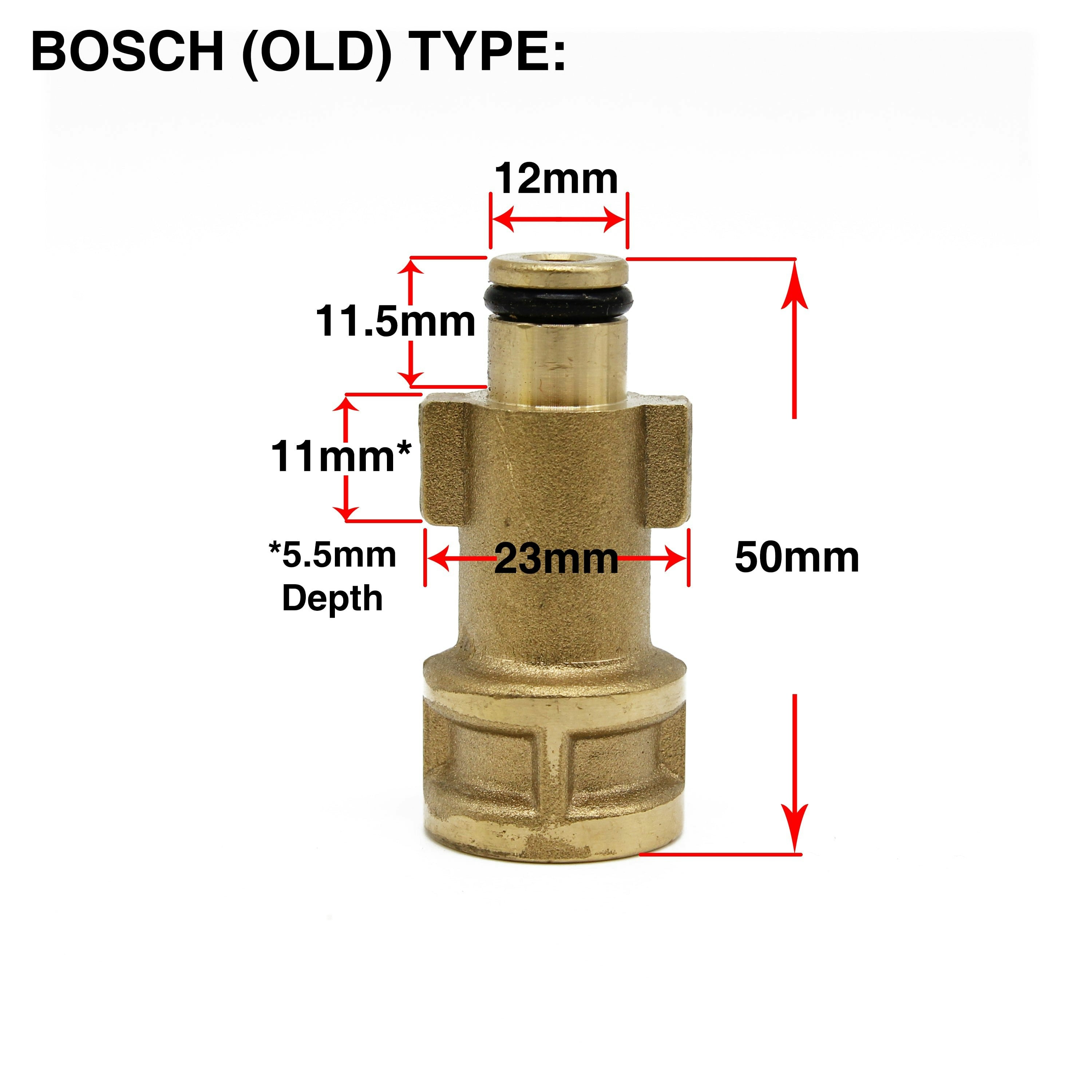 Rackhams Men's Flexible Drain Hose With Rotary Spinning Nozzle - 4M Bosch