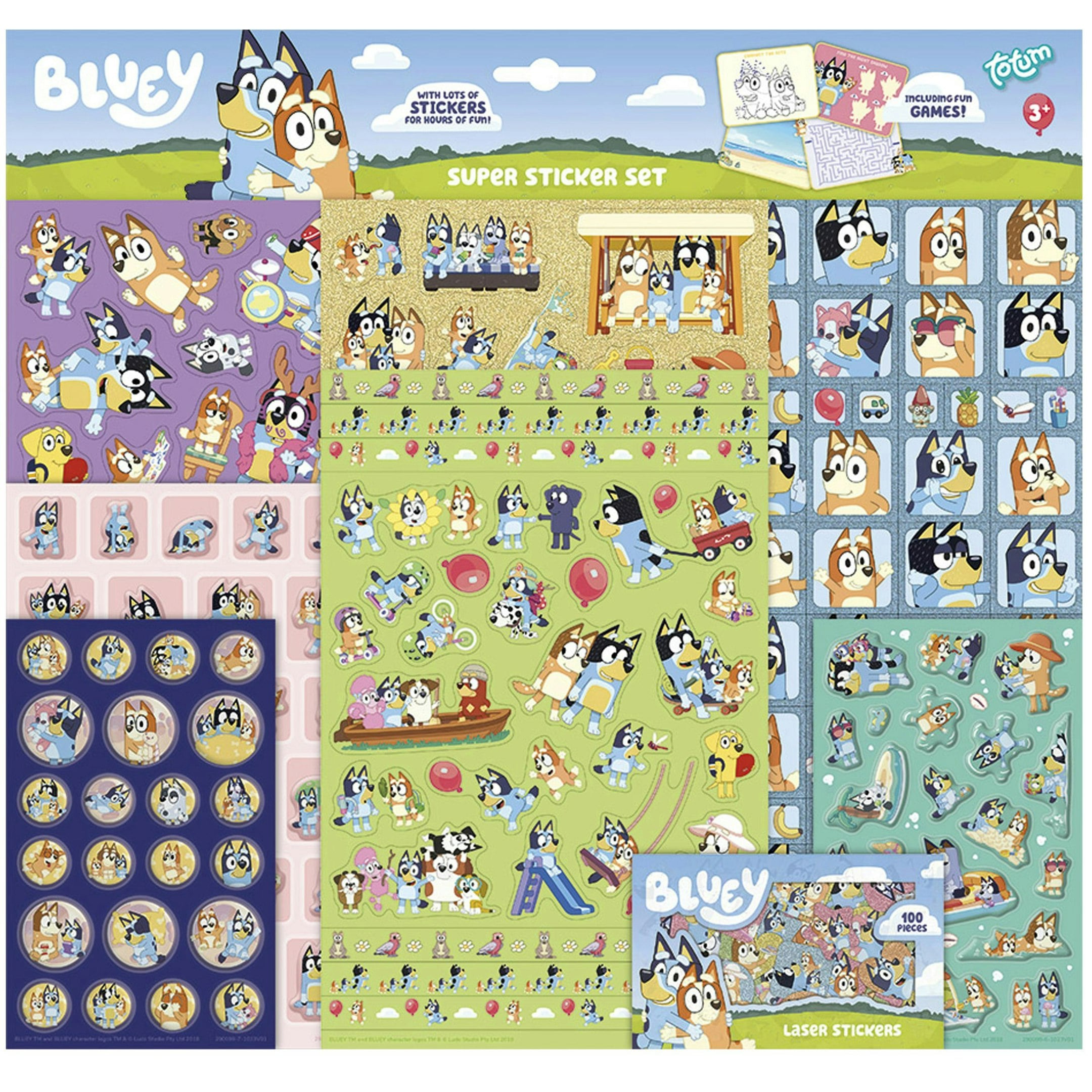 Totum Bluey Super Sticker Set