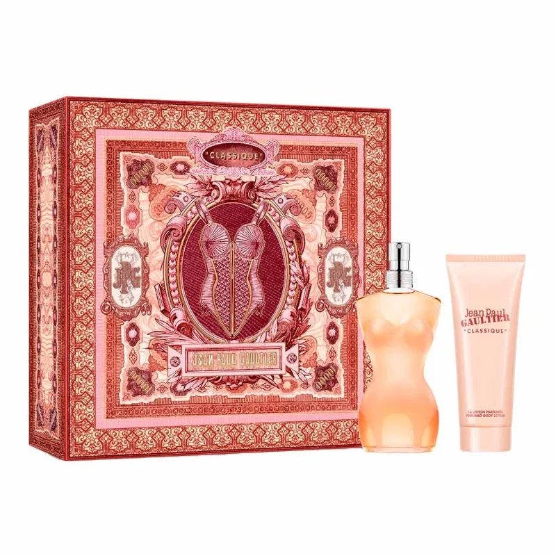 Jean Paul Gaultier Orange/Amber Classique Gift Set: Eau De Toilette 50Ml + Body Lotion 75Ml