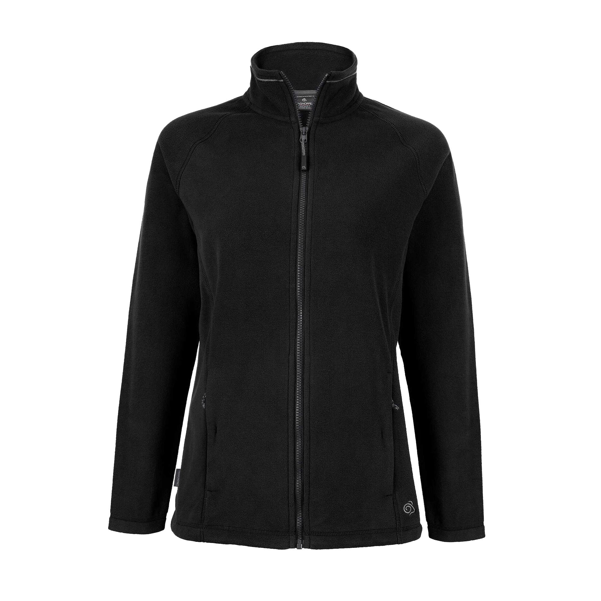 Craghoppers Women's Black Expert Miska 200 Fleece Jacket - 18 Uk - 100% Recycled Polyester