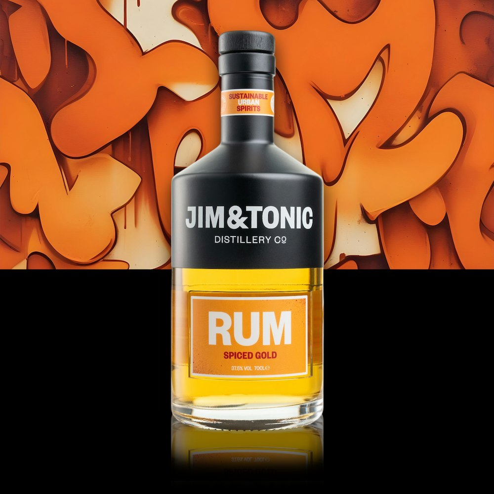 Jim & Tonic Gold Spiced Rum - 70Cl Bottle