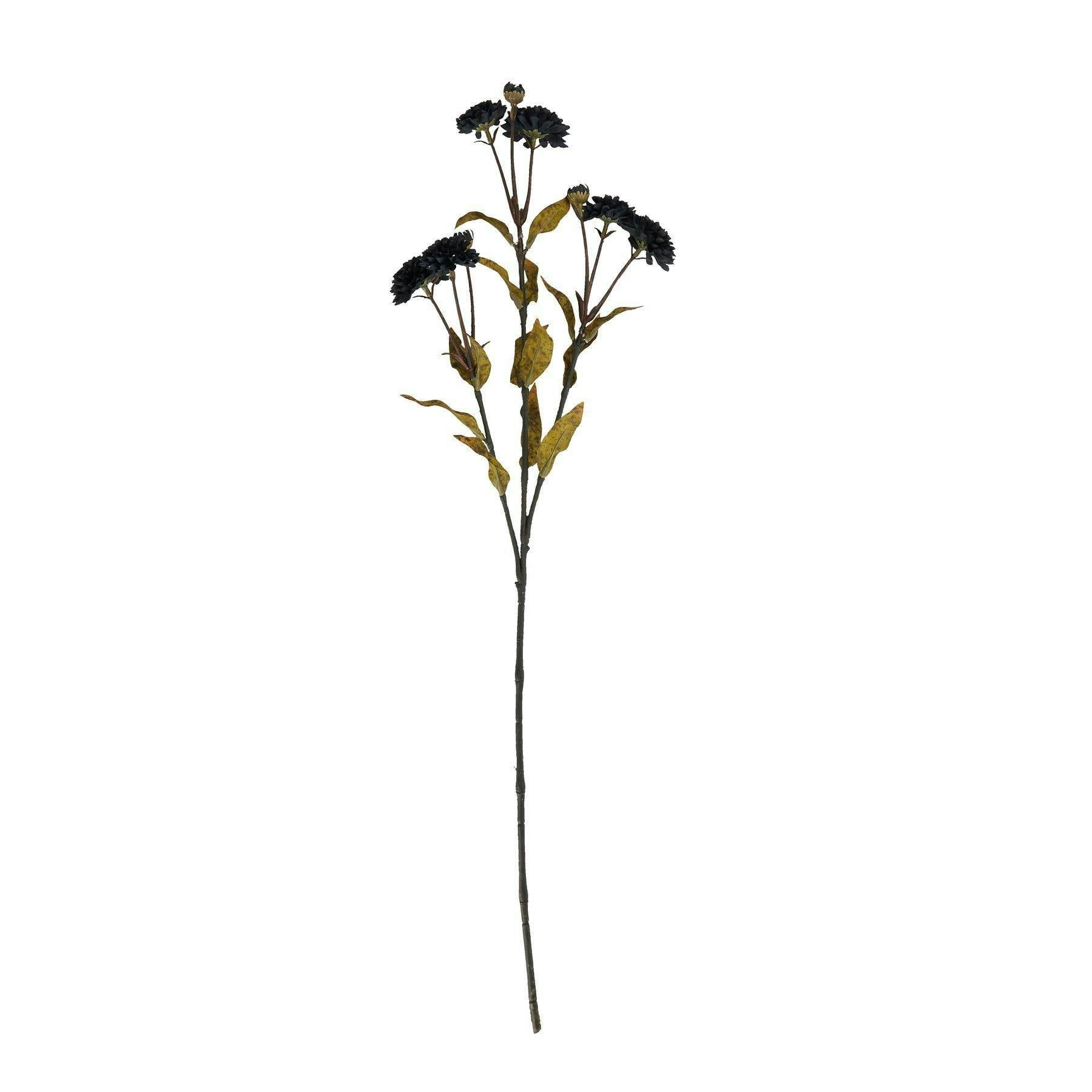 Hill Interiors Black Chrysanthemum Artificial Flower - One Size