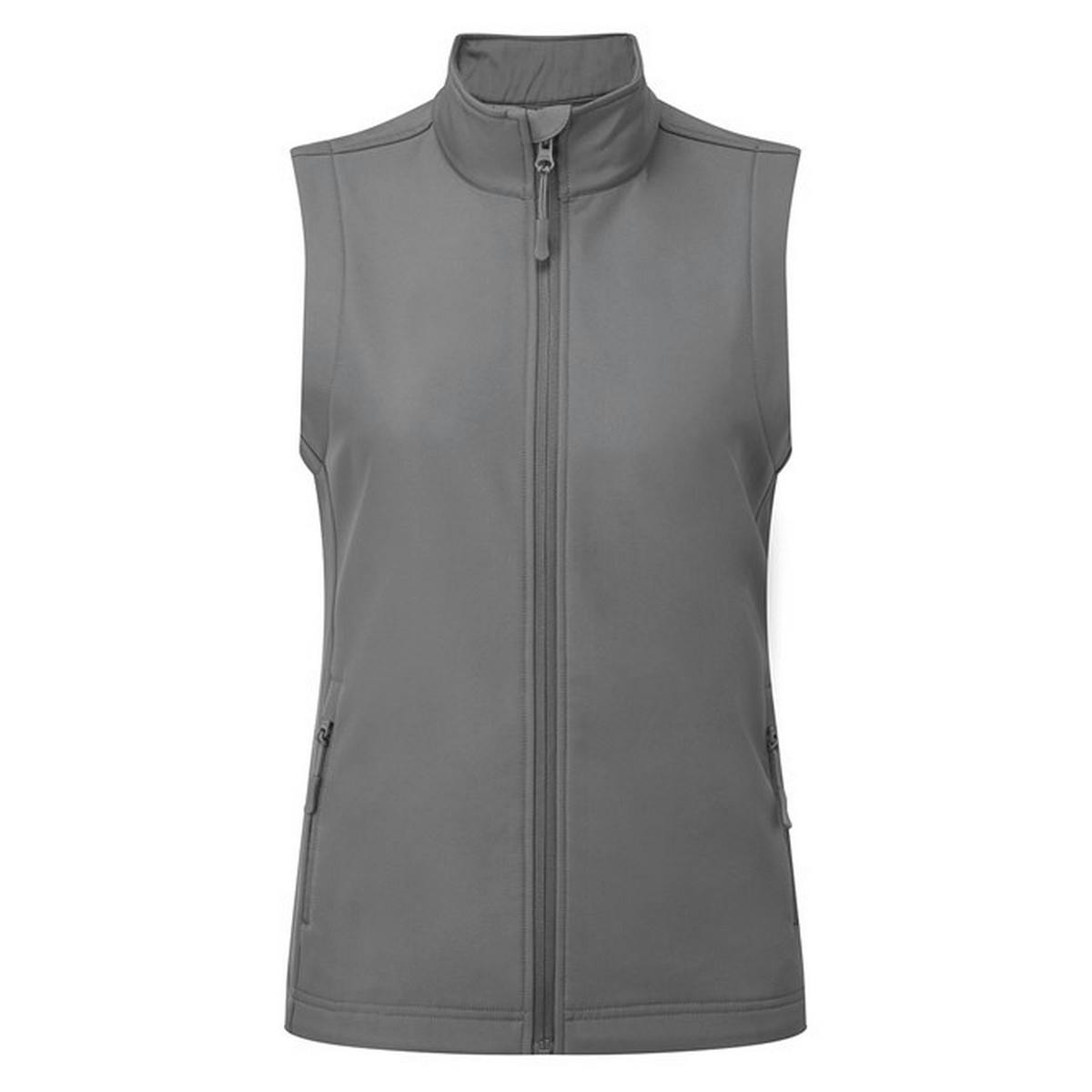 Premier Women's Dark/Grey / Windchecker Recycled Printable Gilet - L - 100% Recycled Polyester