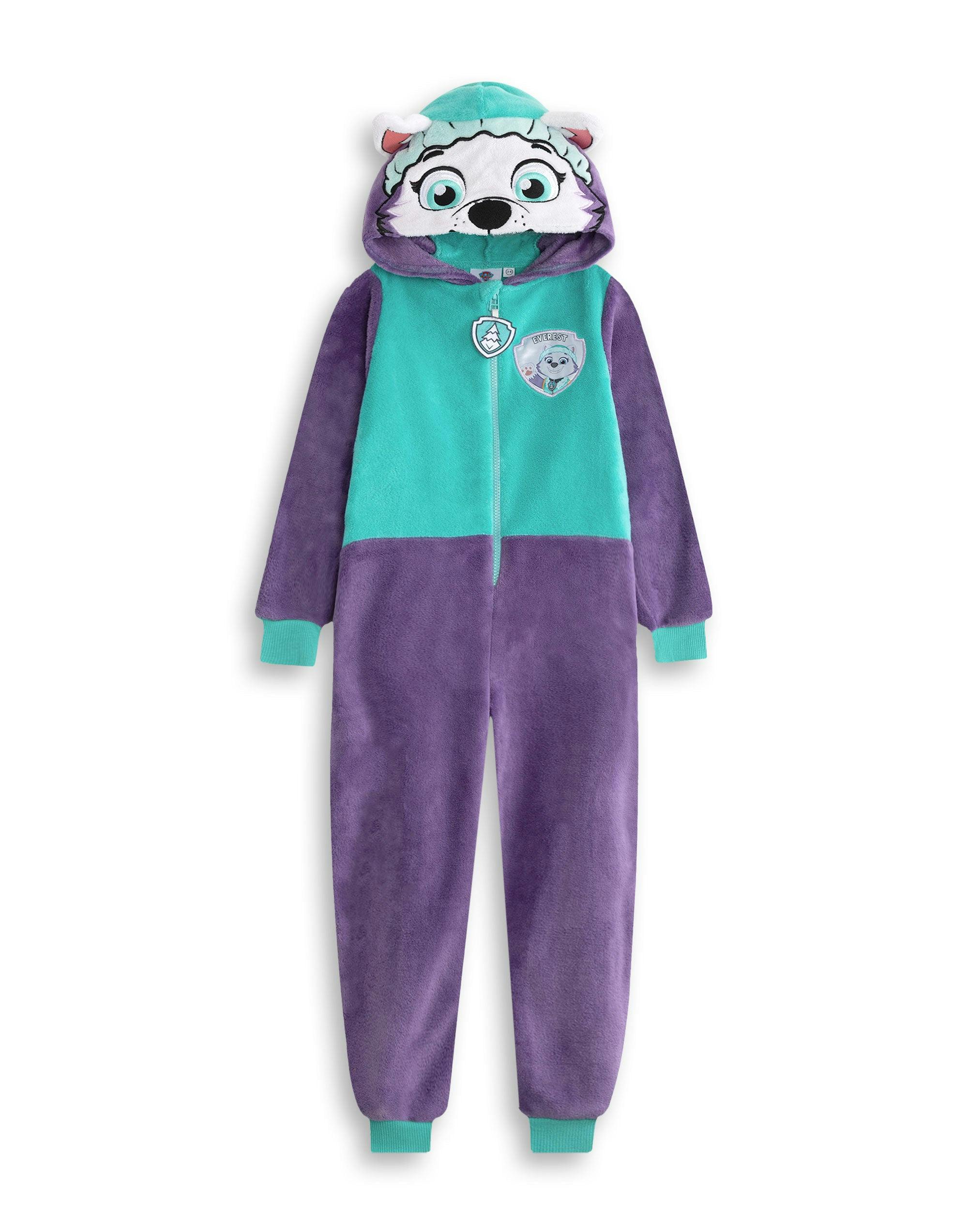 Vanilla Underground Girls Purple Paw Patrol Multicoloured Everest Onesie - 5-6 Years