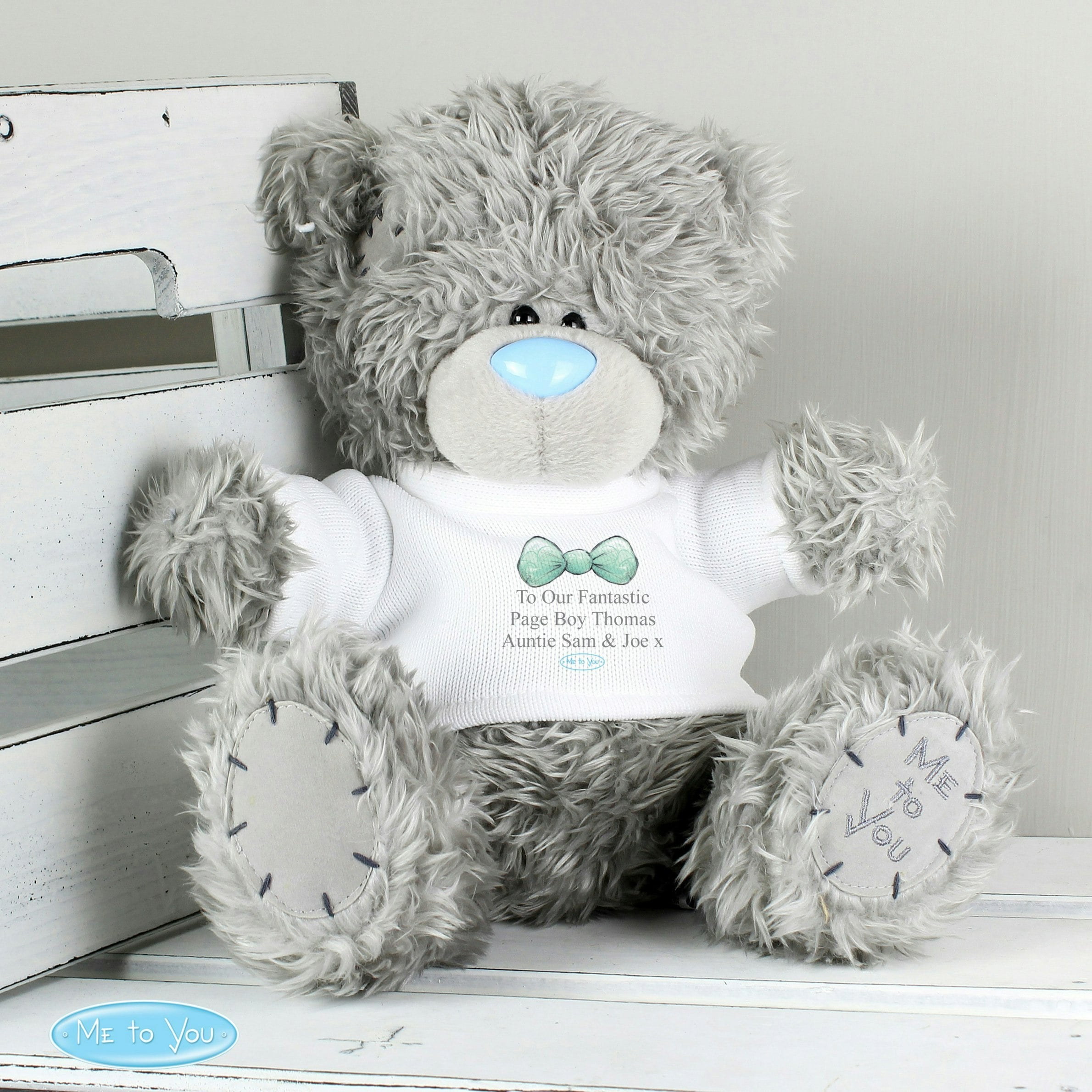 Personalised Memento Company Personalised Me To You Bear For Pageboy And Usher