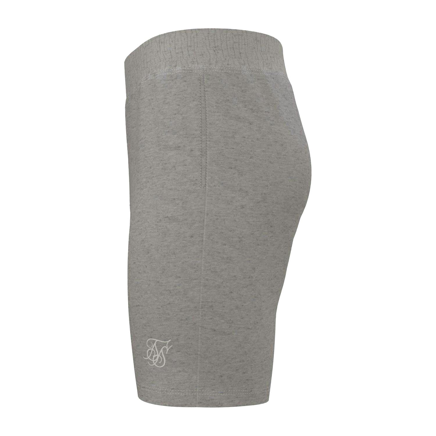 Siksilk Men's Grey Jersey Relaxed Fit Cargo Shorts - Marl - Xs - Marl - 100% Mixed