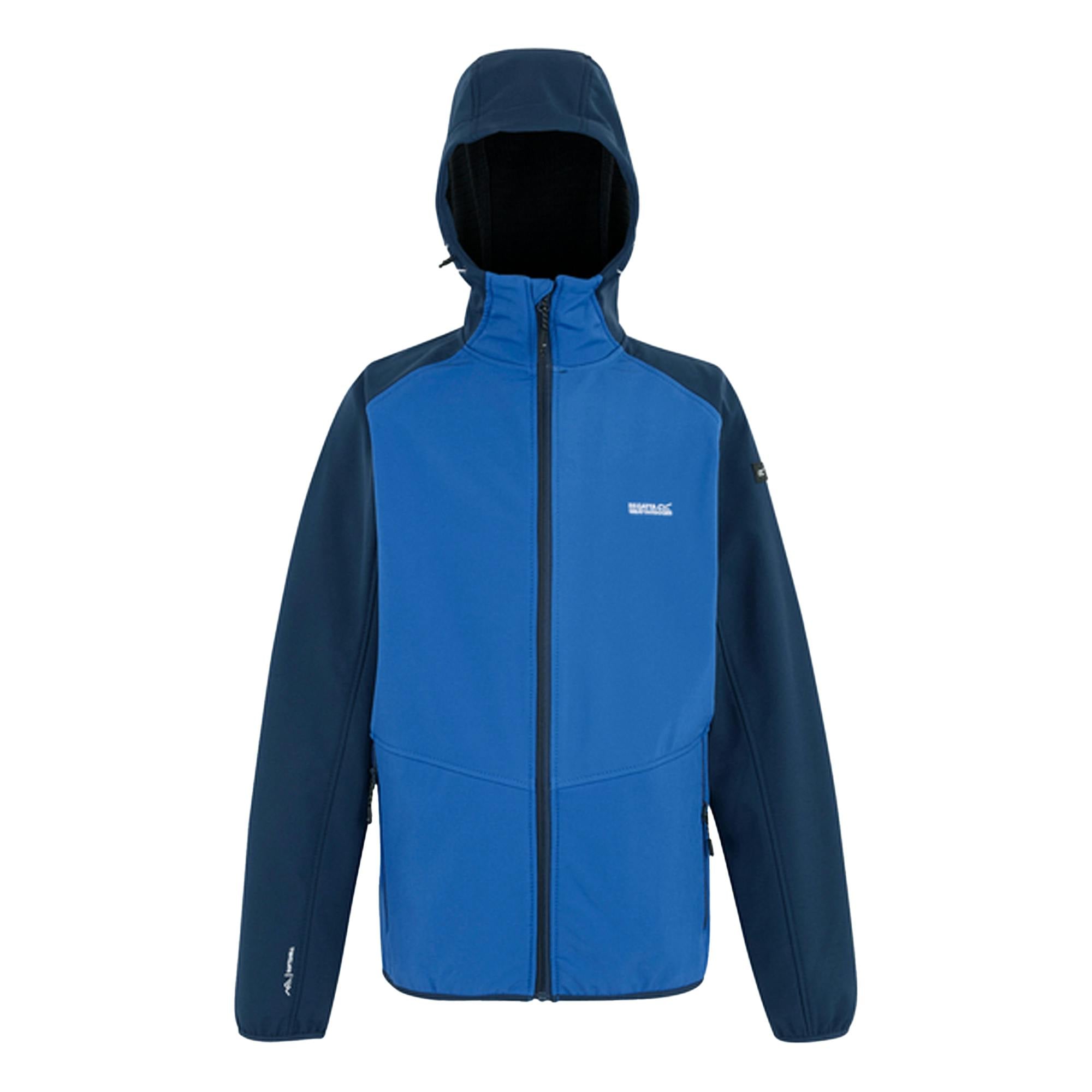 Regatta Men's Blue Arec Iii Jacket - Snorkel /Moonlight Denim - M - Snorkel /Moonlight Denim - 96% Polyester/4% Elastane