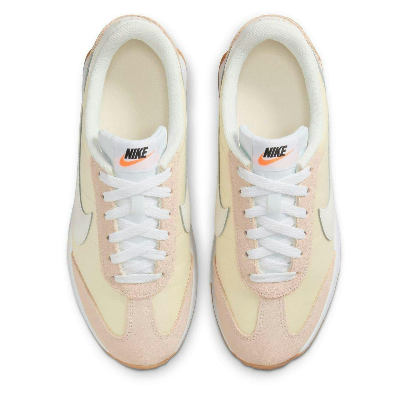 Nike Women's White Waffle Debut Suede Wedge Trainers - Off /Gum - 8 Uk - Off /Gum - 100% Mixed