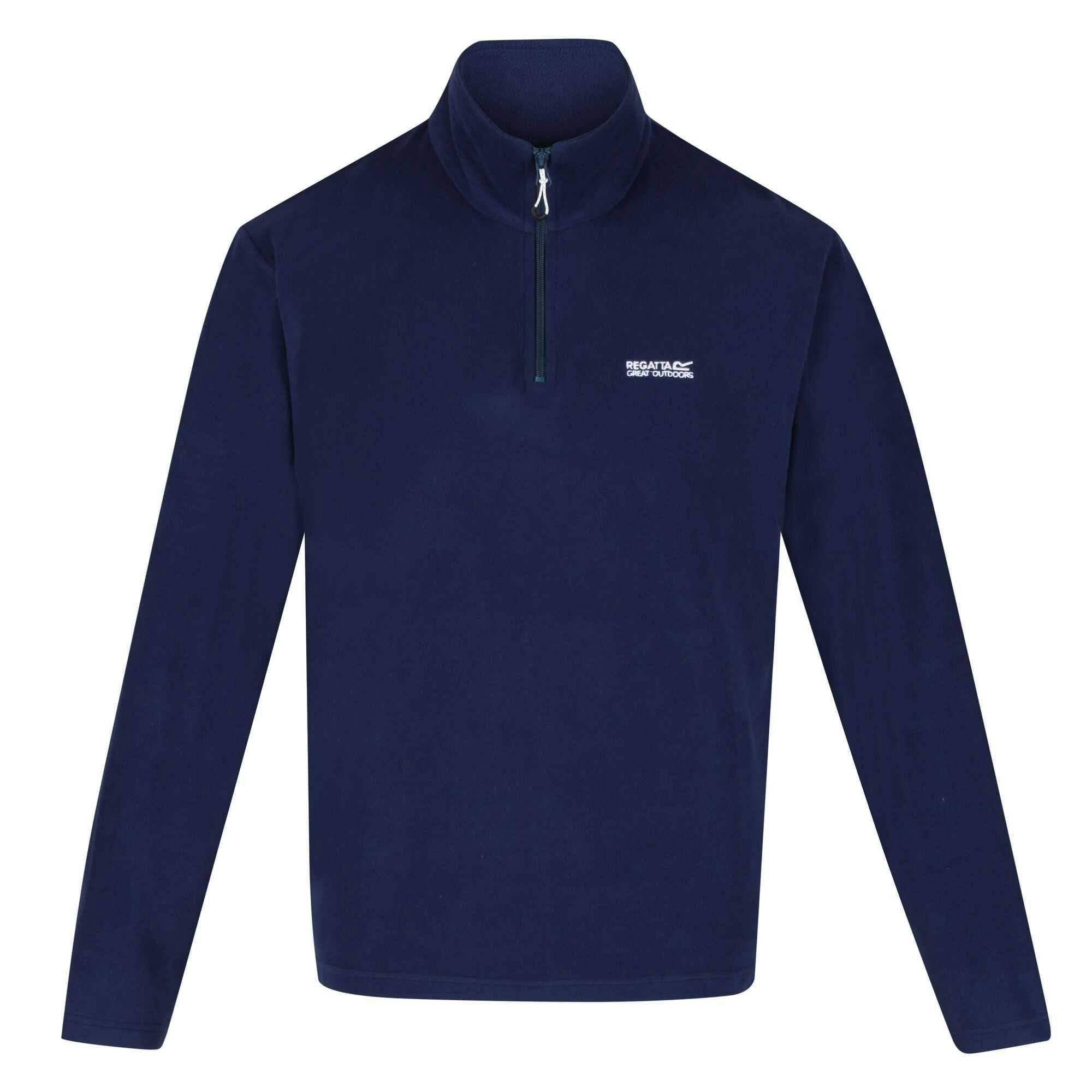 Regatta Men's Great Outdoors Thompson Half Zip Fleece Top - Moonlight Denim - Xxl - Moonlight Denim - 100% Polyester