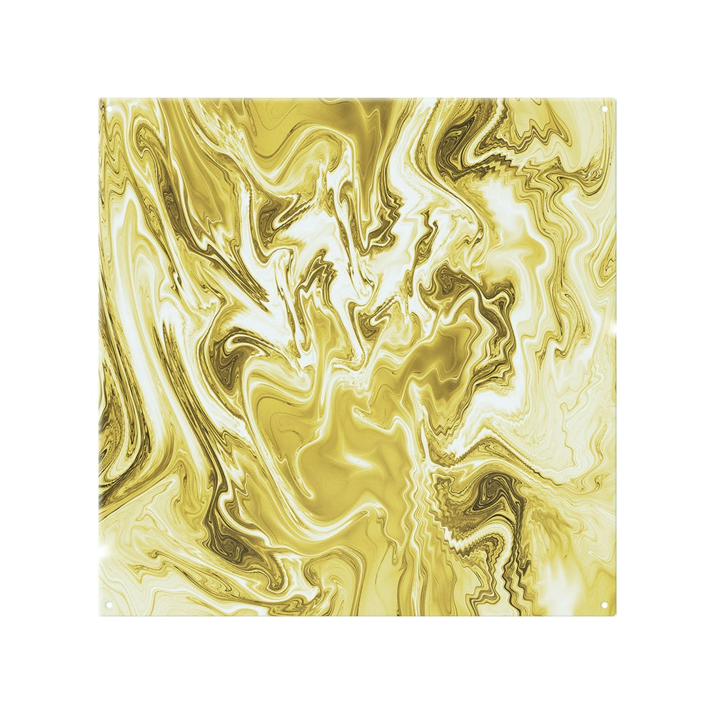 Rackhams Golden Swirled Marble Splash Back - Size 60 X 50Cm