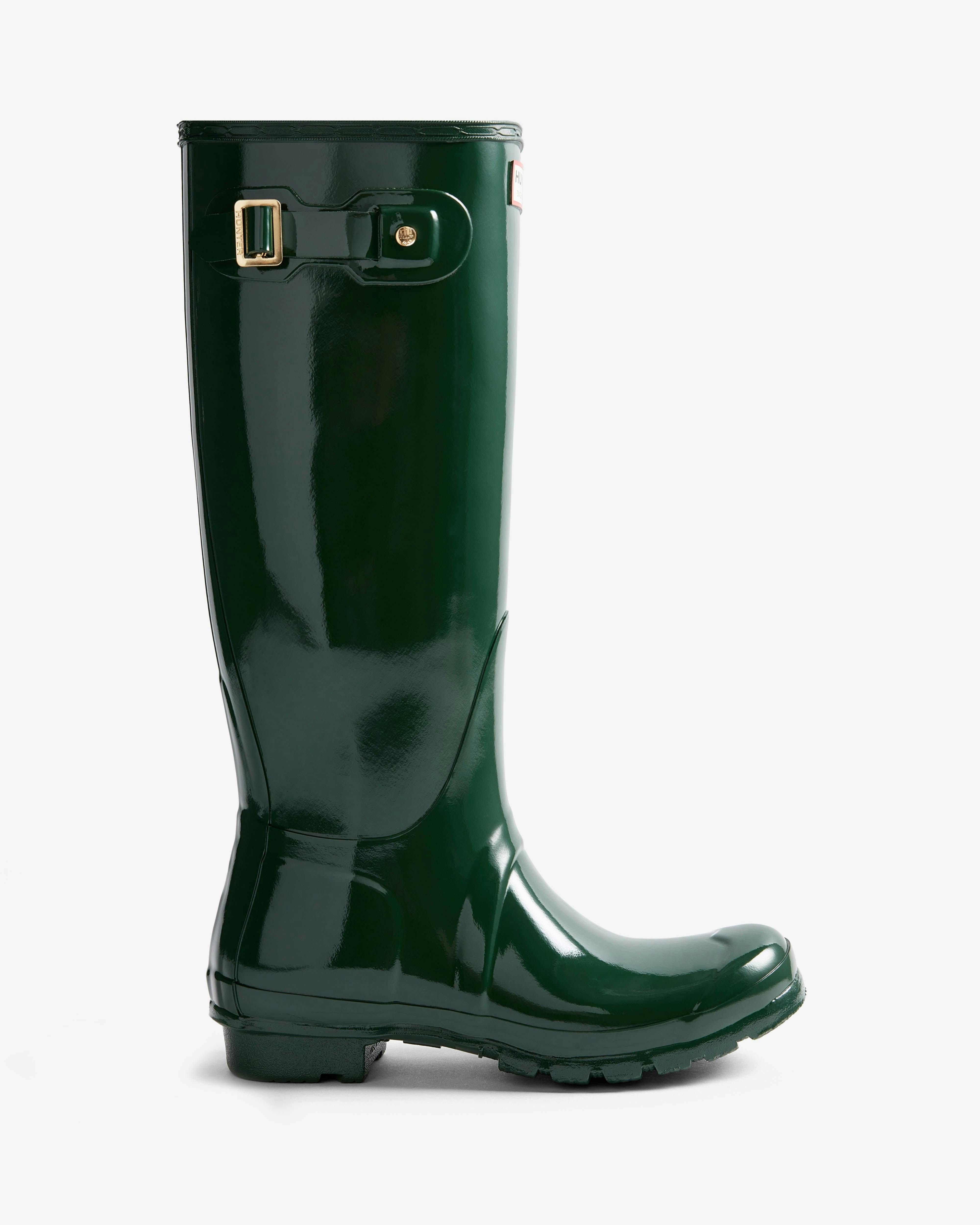 Hunter W ORIGINAL TALL 170 YRS ANNIVERSARY BOOT - Green - Size 6 (39) - Image 4