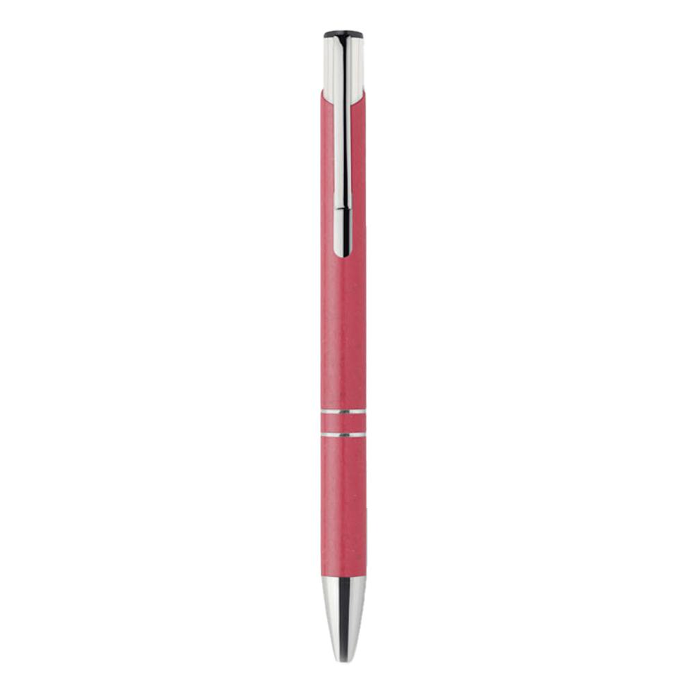 Midocean Red Bern Pecas Ballpoint Pen - 13.5Cm X 1Cm