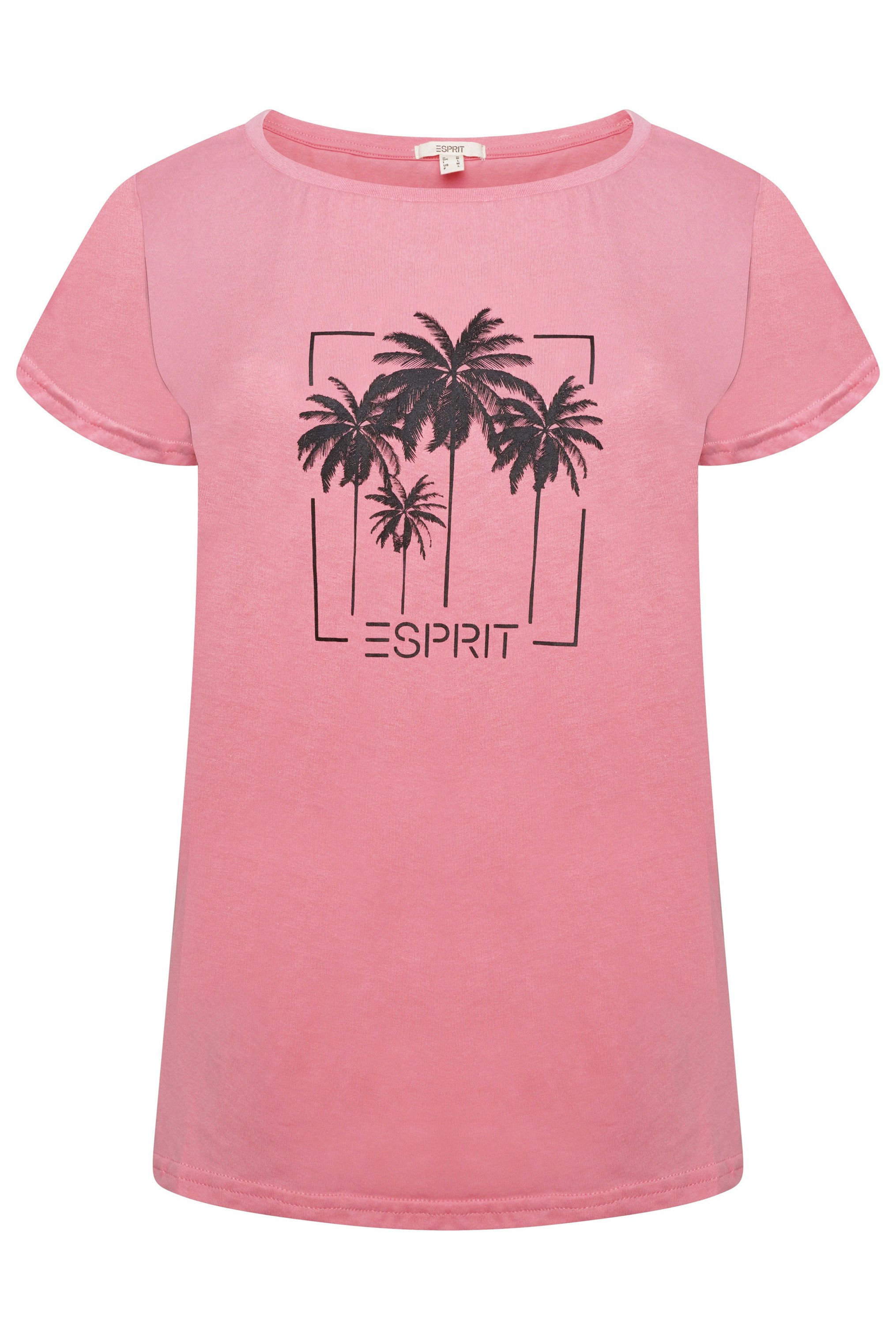 Esprit Women's Pink T-Shirt Pattern 6 - S