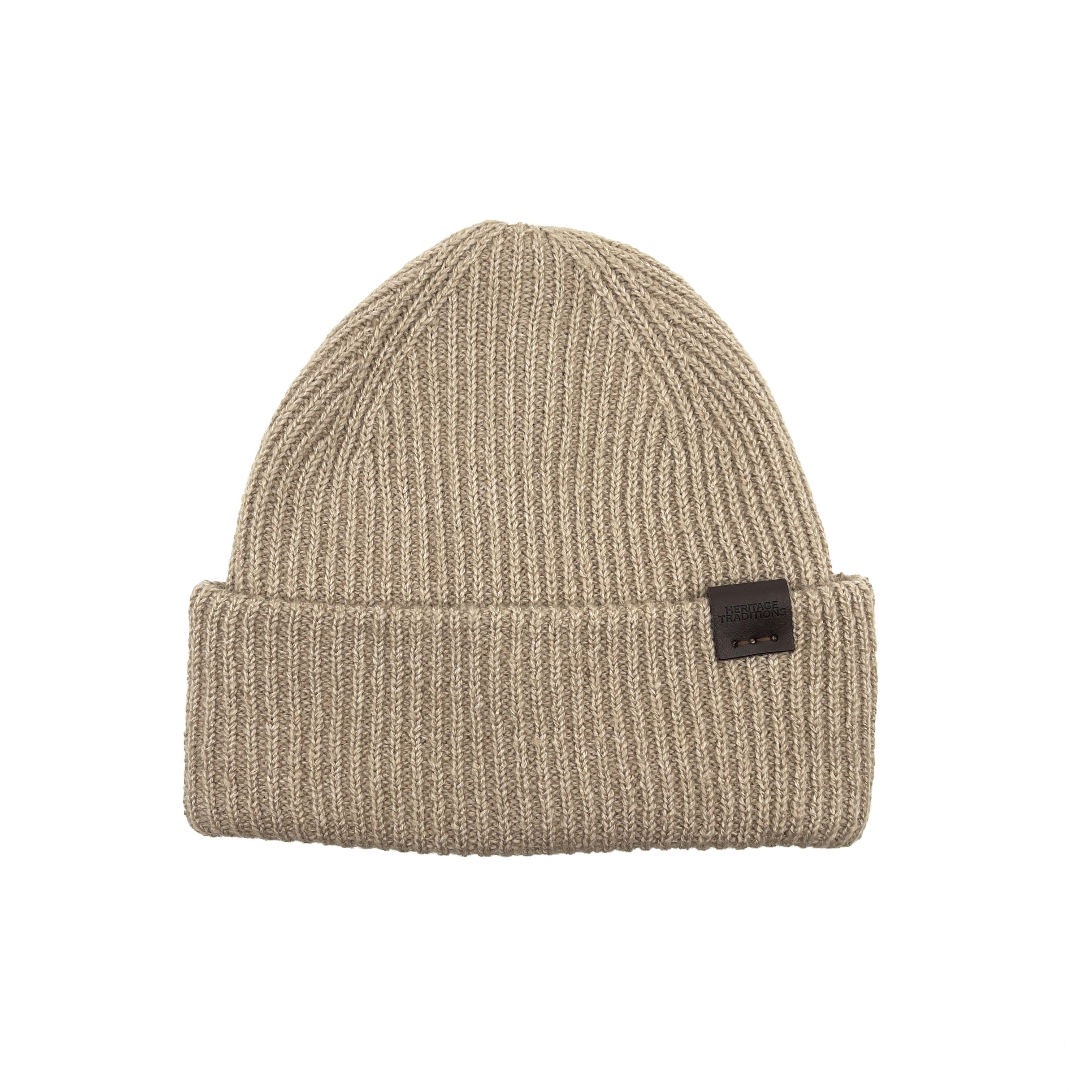 Heritage Traditions Heritage Fisherman Recycled Beanie - Camel