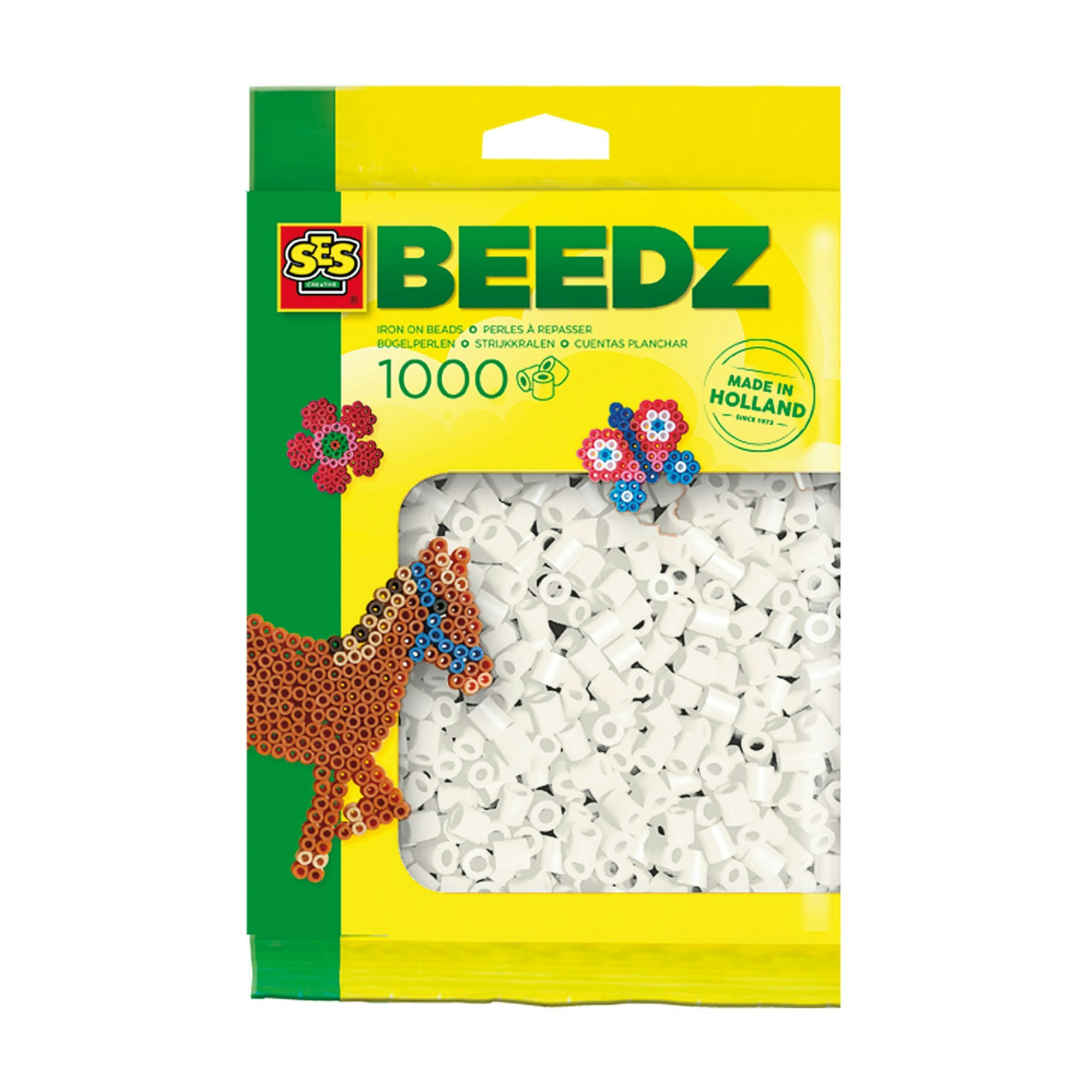 Ses Creative White Iron On Beads 1000