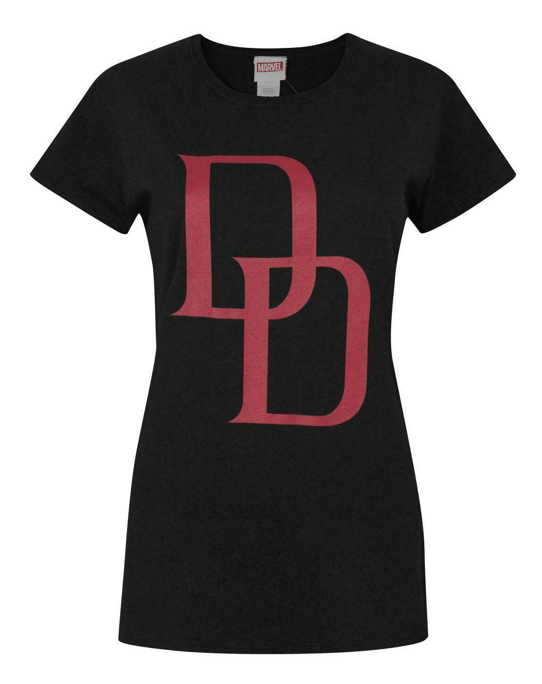 Vanilla Underground Women's Black Marvel Logo Short Sleeved T-Shirt - Medium